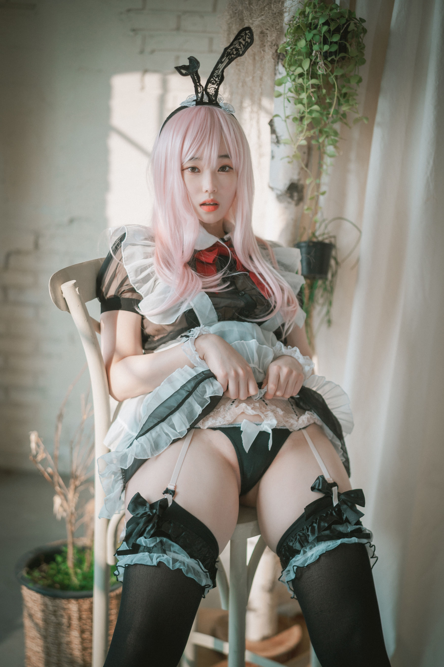 [DJAWA] Bambi – Sheer Bunny Maid [50P] 插图4