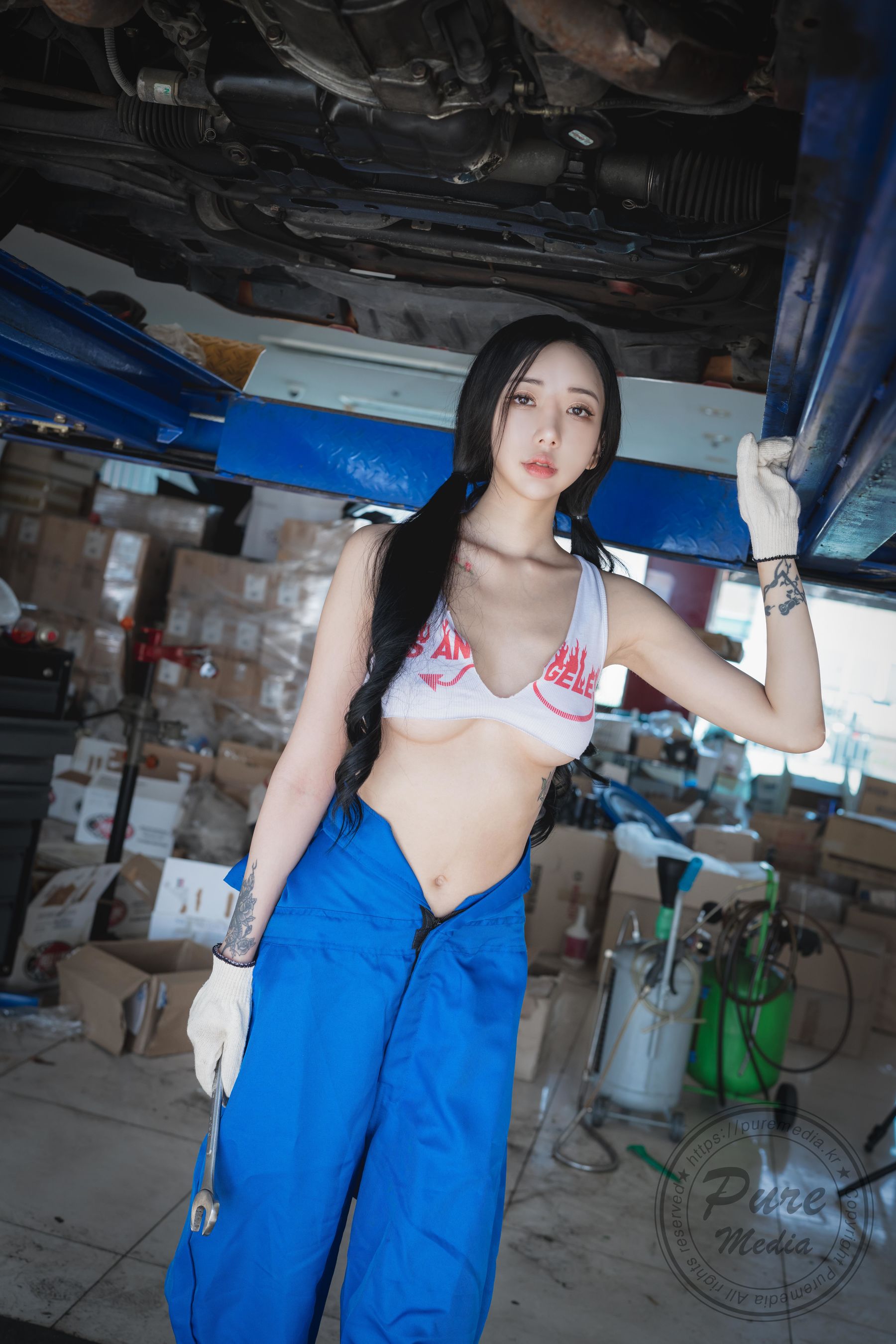 [PURE MEDIA] Vol.203 – JIA Prey mechanic [30P] 插图10