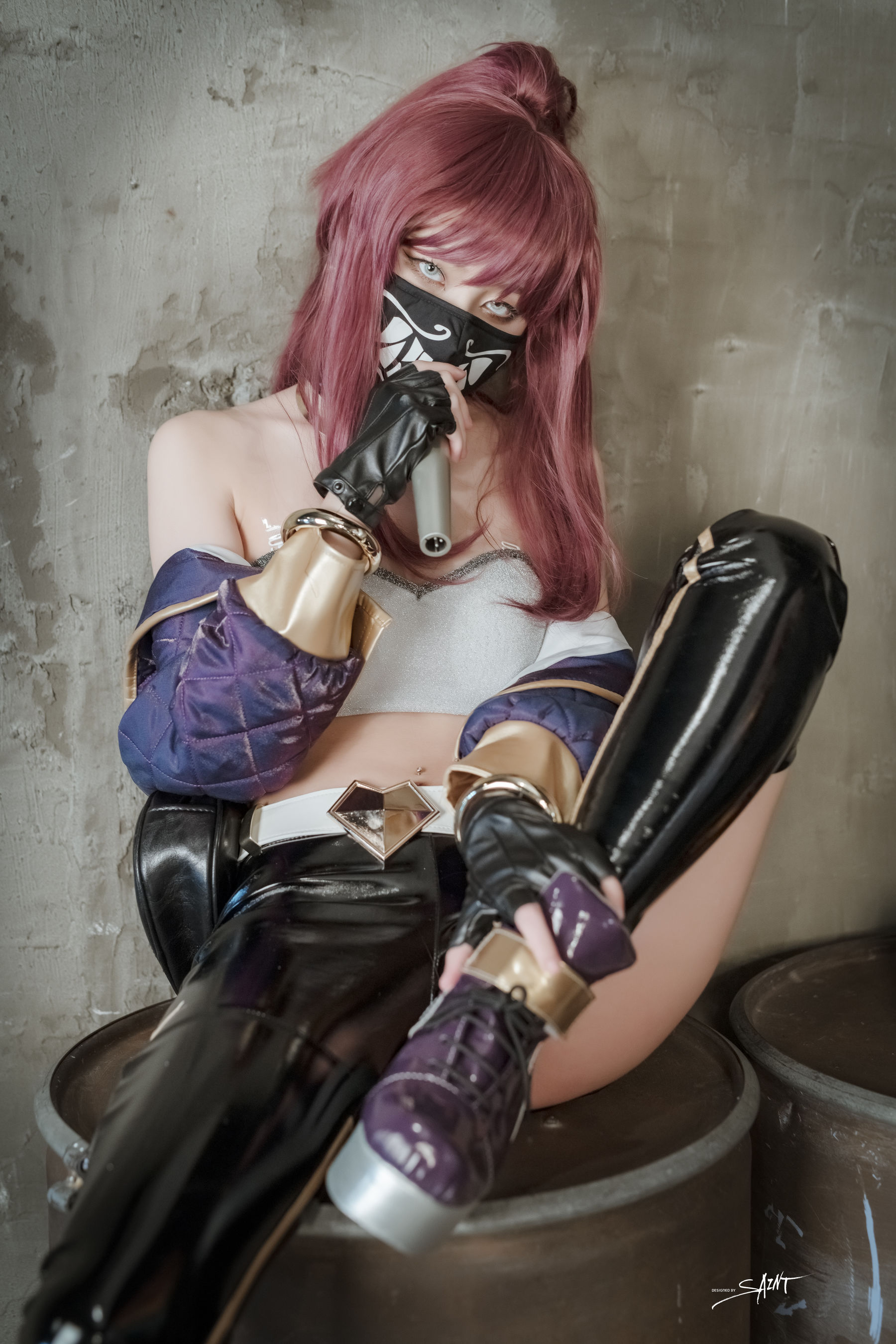 [saintphotolife] Yuna – Yuna's Cos Vol.04 KDA Akali & Nier Automata [65P] 插图8