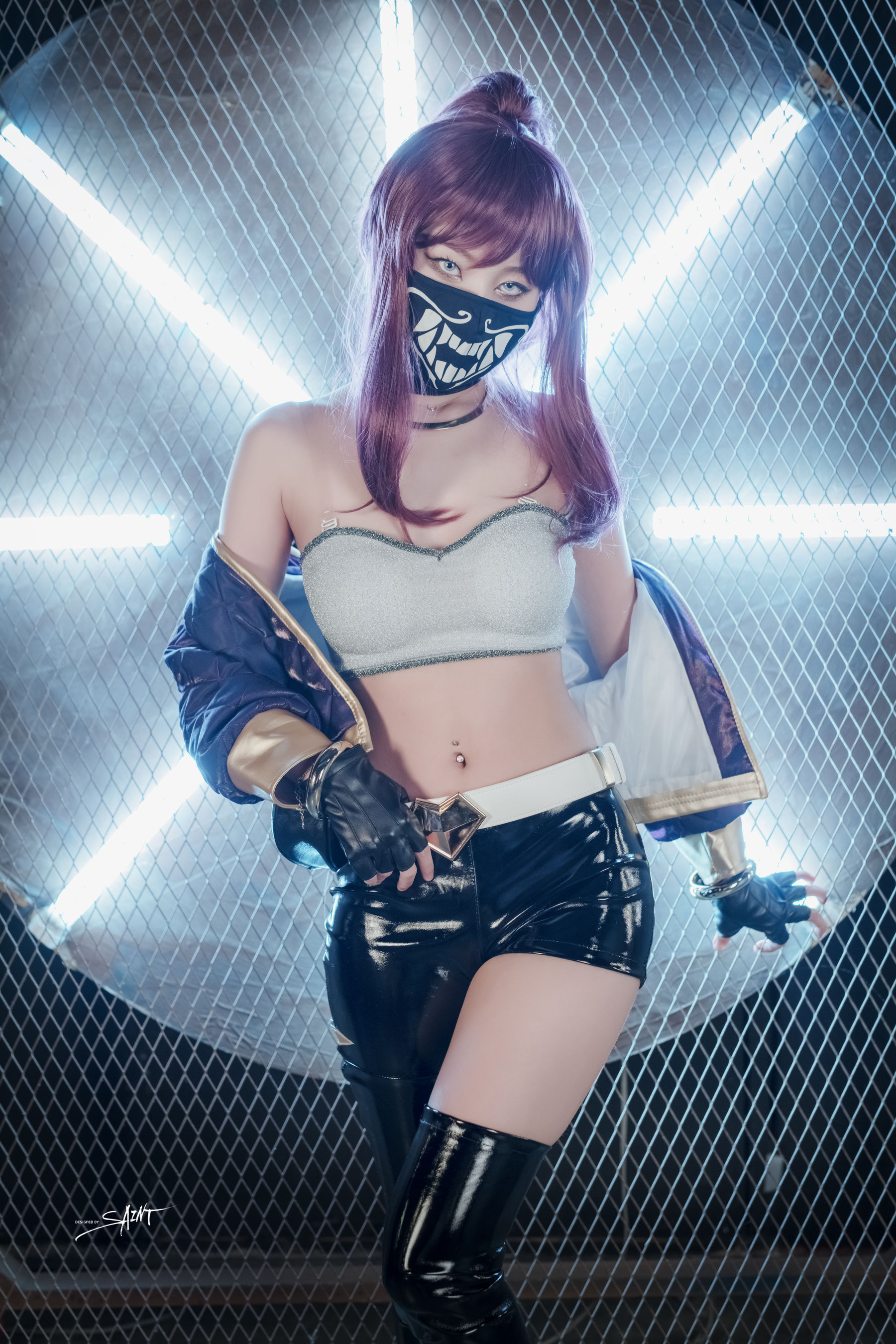 [saintphotolife] Yuna – Yuna's Cos Vol.04 KDA Akali & Nier Automata [65P] 插图5