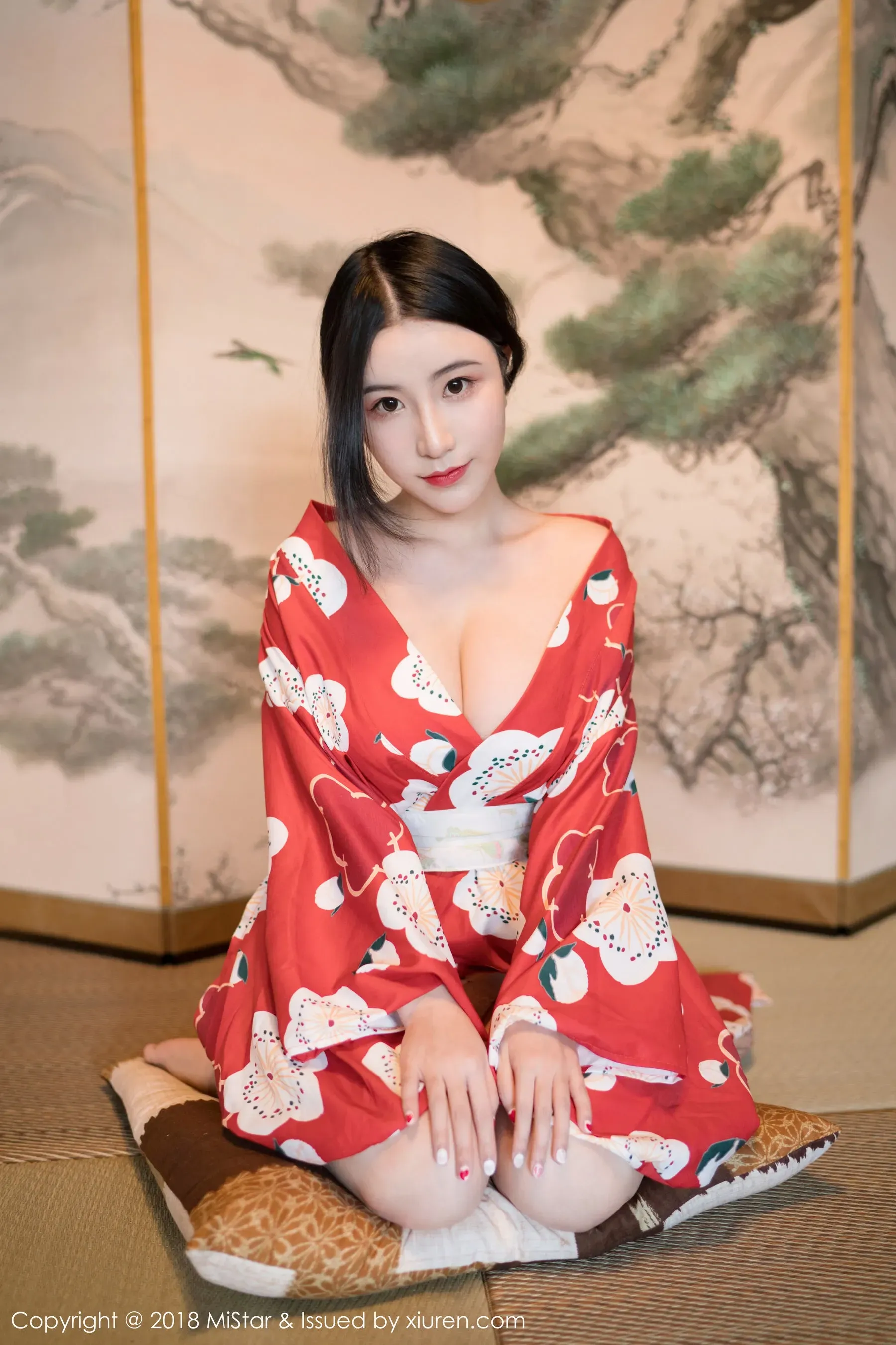 谢芷馨Sindy《娇艳红色和服》 魅妍社 VOL.210 2018-04-09 00:00:00 - 妍画集-妍画集