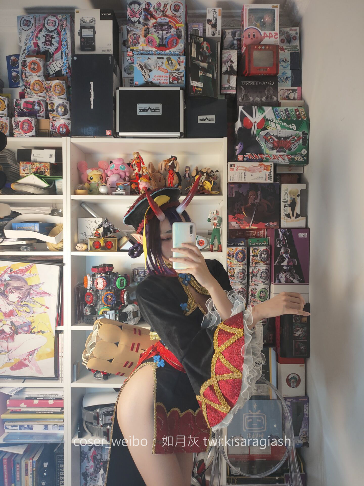 动漫博主如月灰 酒吞僵尸 [50P]-妍画集