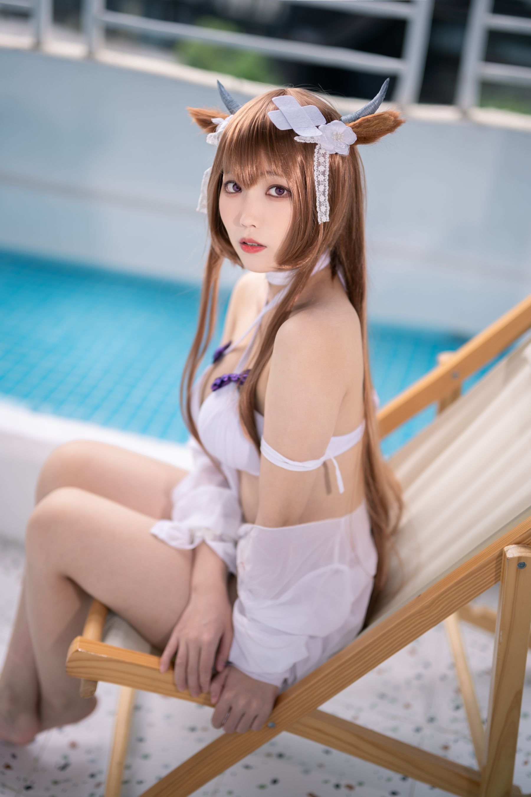 Cosplay汪知子 – 樫野泳装 [33P]-妍画集