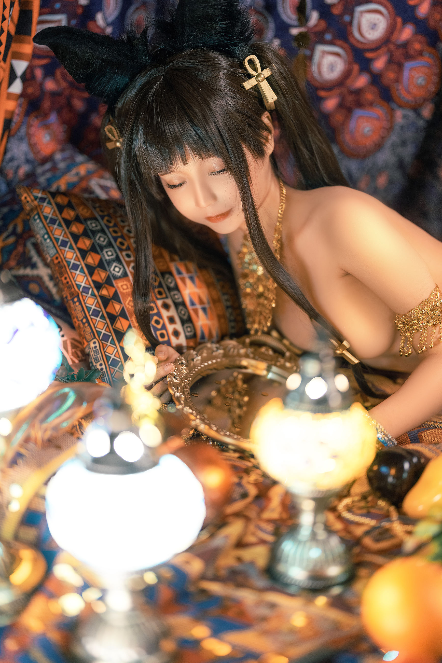 动漫博主蠢沫沫 – 埃及喵 [40P]-妍画集