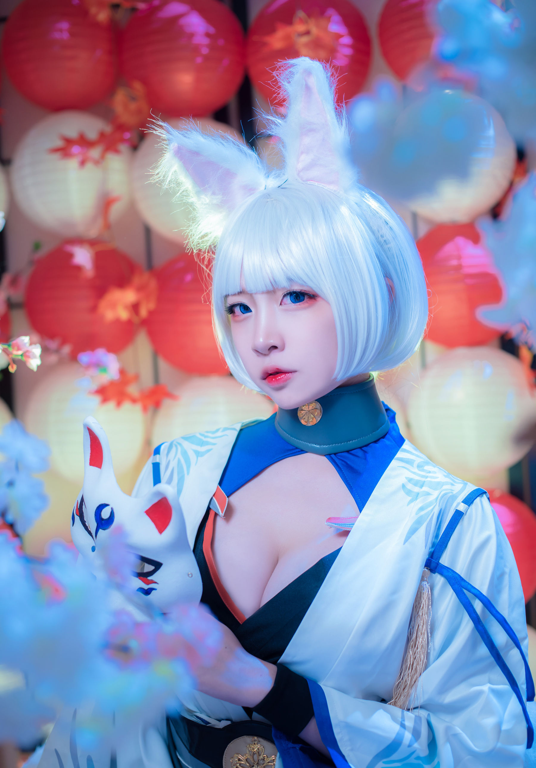 [Cosplay写真] 人气Coser二佐Nisa – 碧蓝航线 加贺 [40P]-妍画集