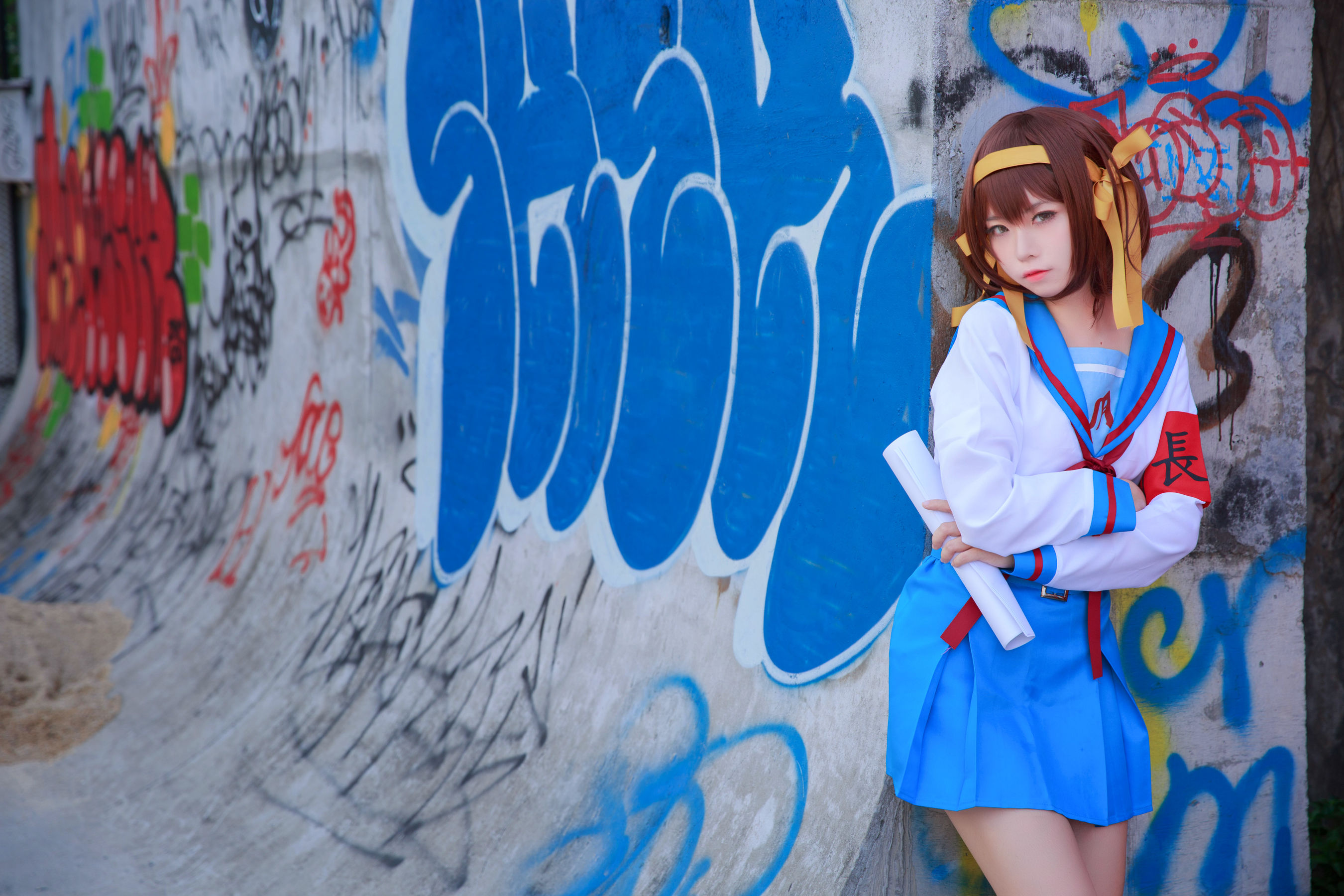 动漫博主G44不会受伤 – 凉宫 制服 [20P]-妍画集