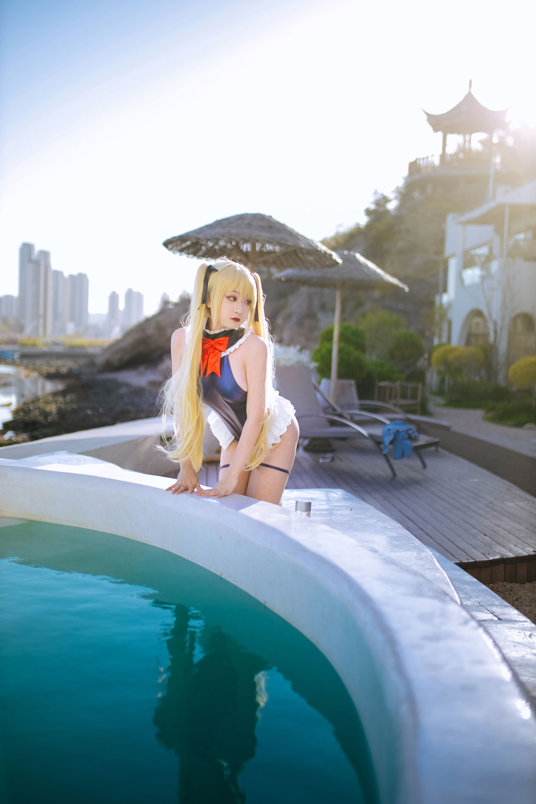 动漫博主恩田直幸 – 玛丽萝丝泳衣 [11P]-妍画集