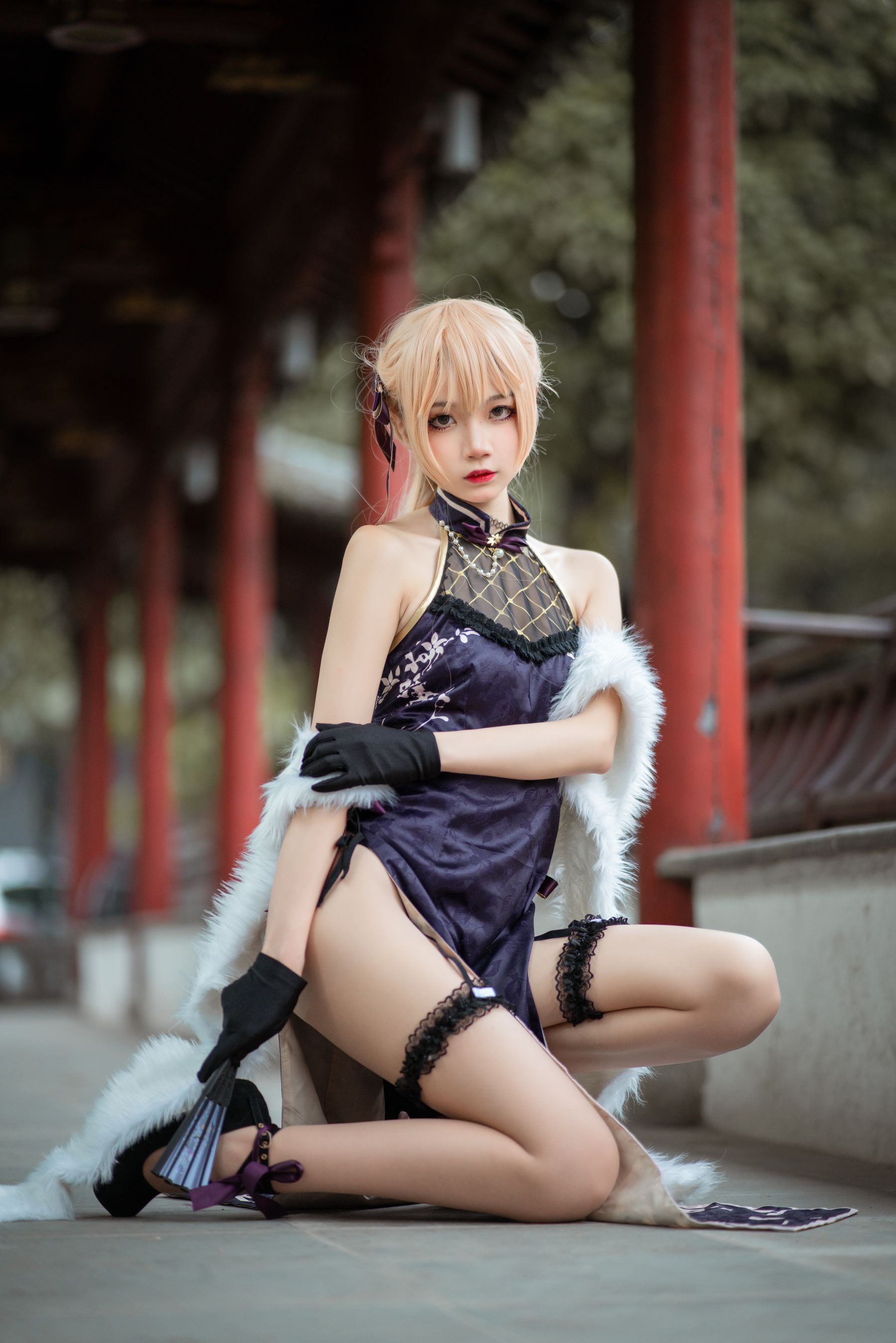 清纯少女五更百鬼 – OTS-14旗袍 [38P]-妍画集