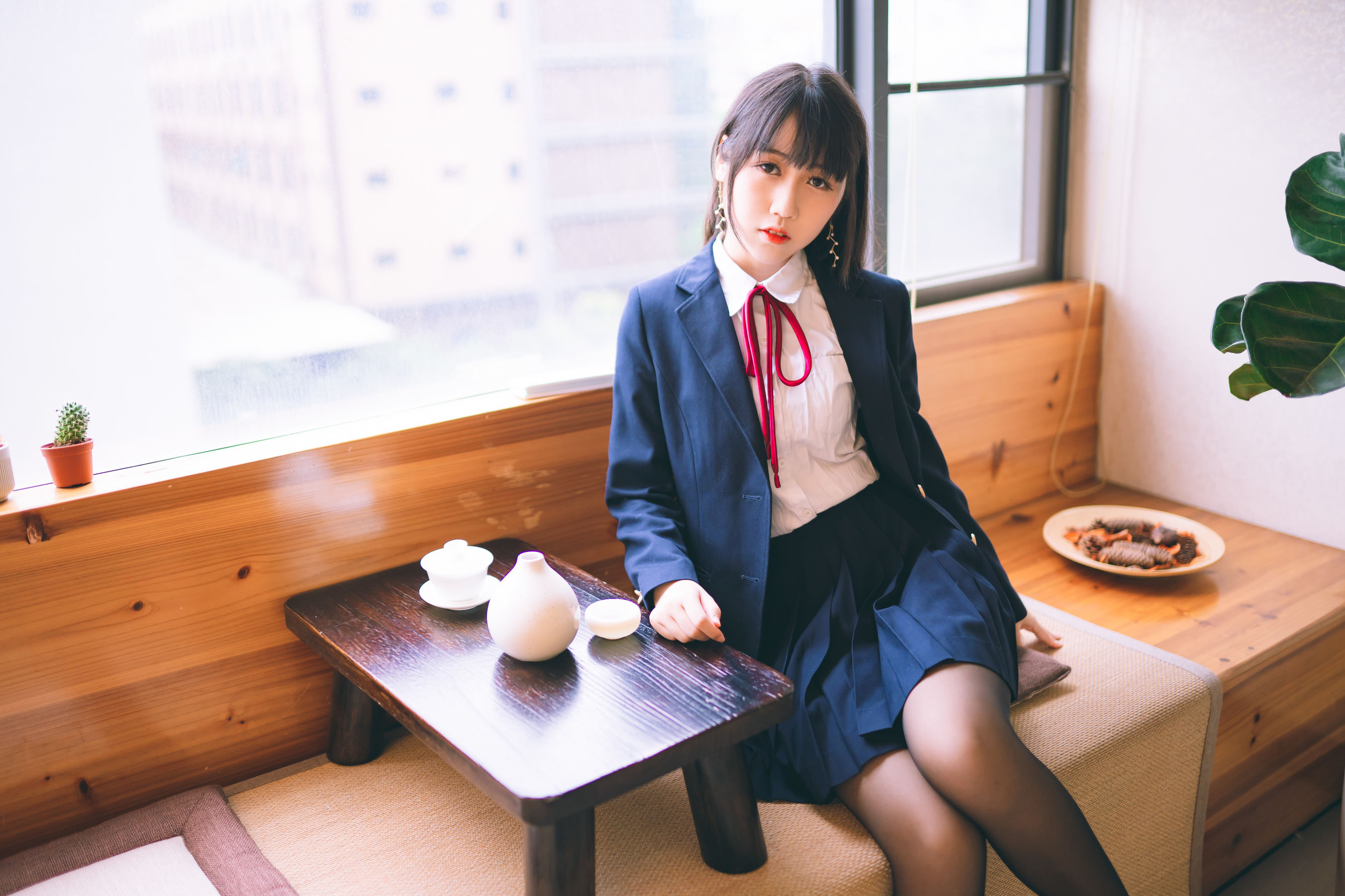 微博人气Coser不呆猫 – 校服JK [64P]-妍画集