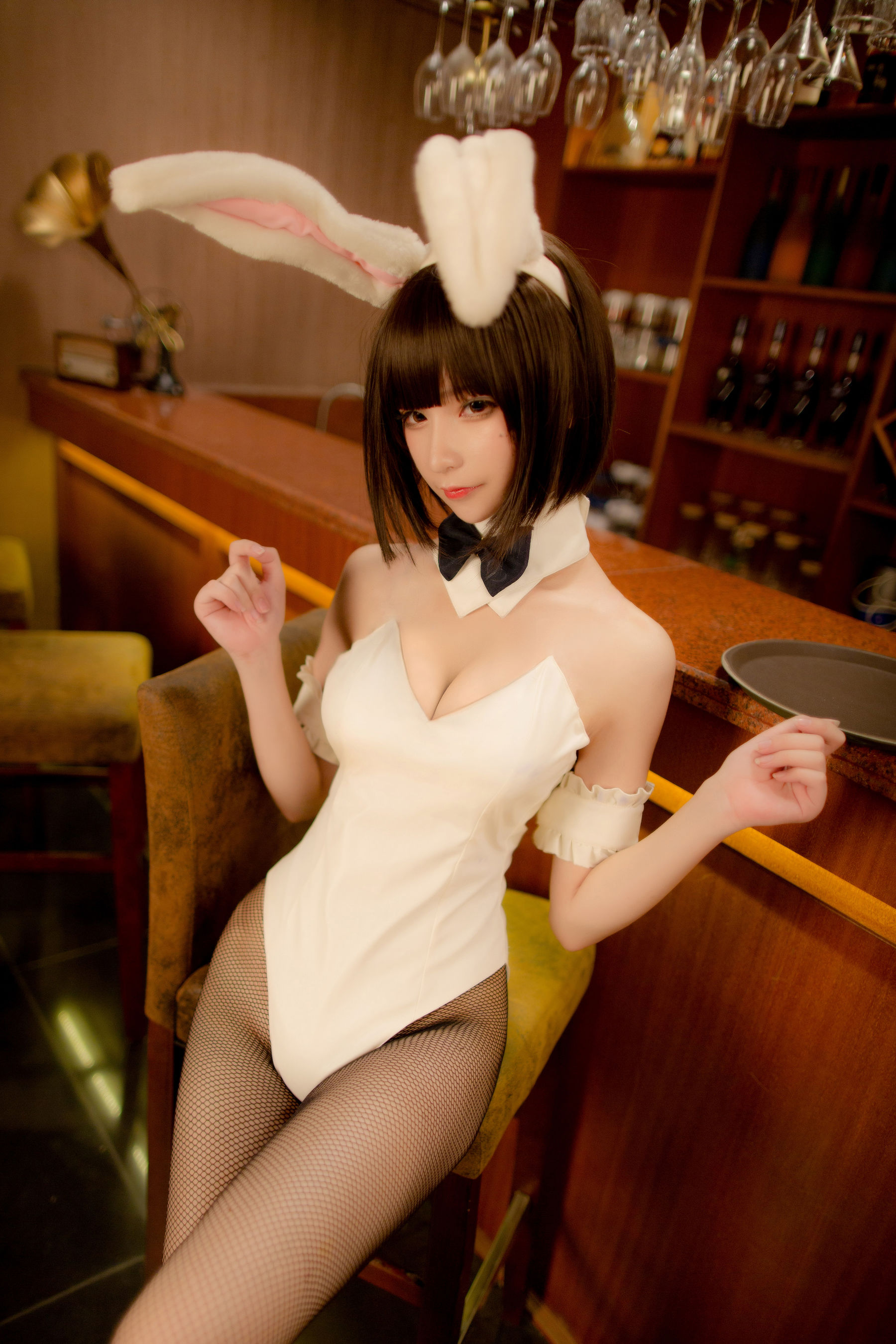 拼音拼嘤嘤 – 加藤惠兔女郎 [9P]-妍画集