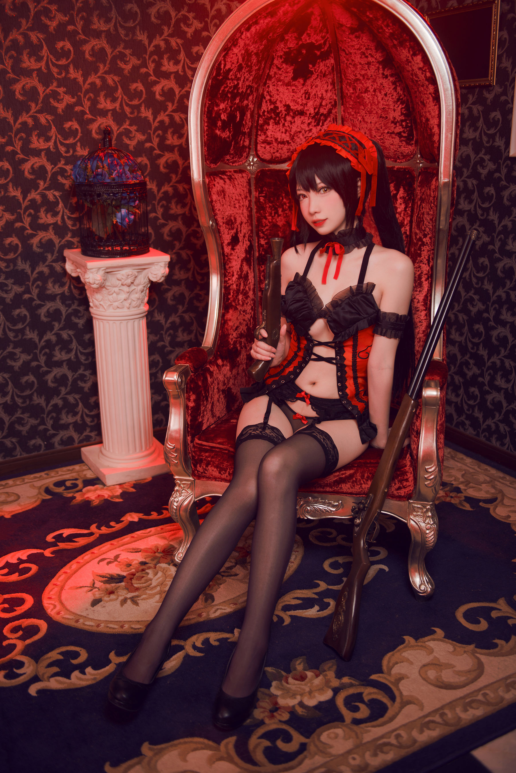 大胸萌妹妖少you1 – 时崎狂三 [9P]-妍画集