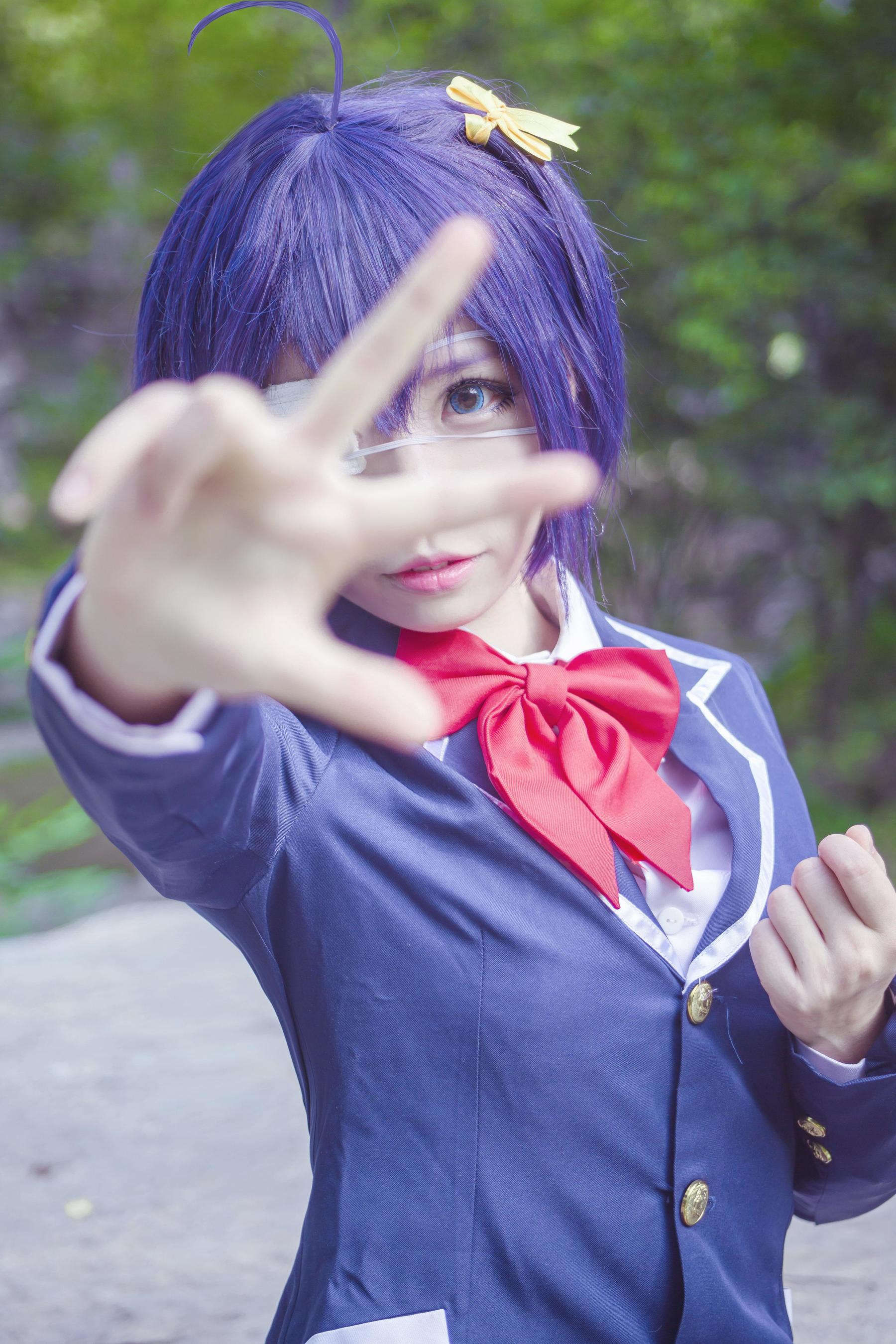 [Cosplay写真] 萌妹白易子教主 – 中二病也要谈恋爱 [10P]-妍画集