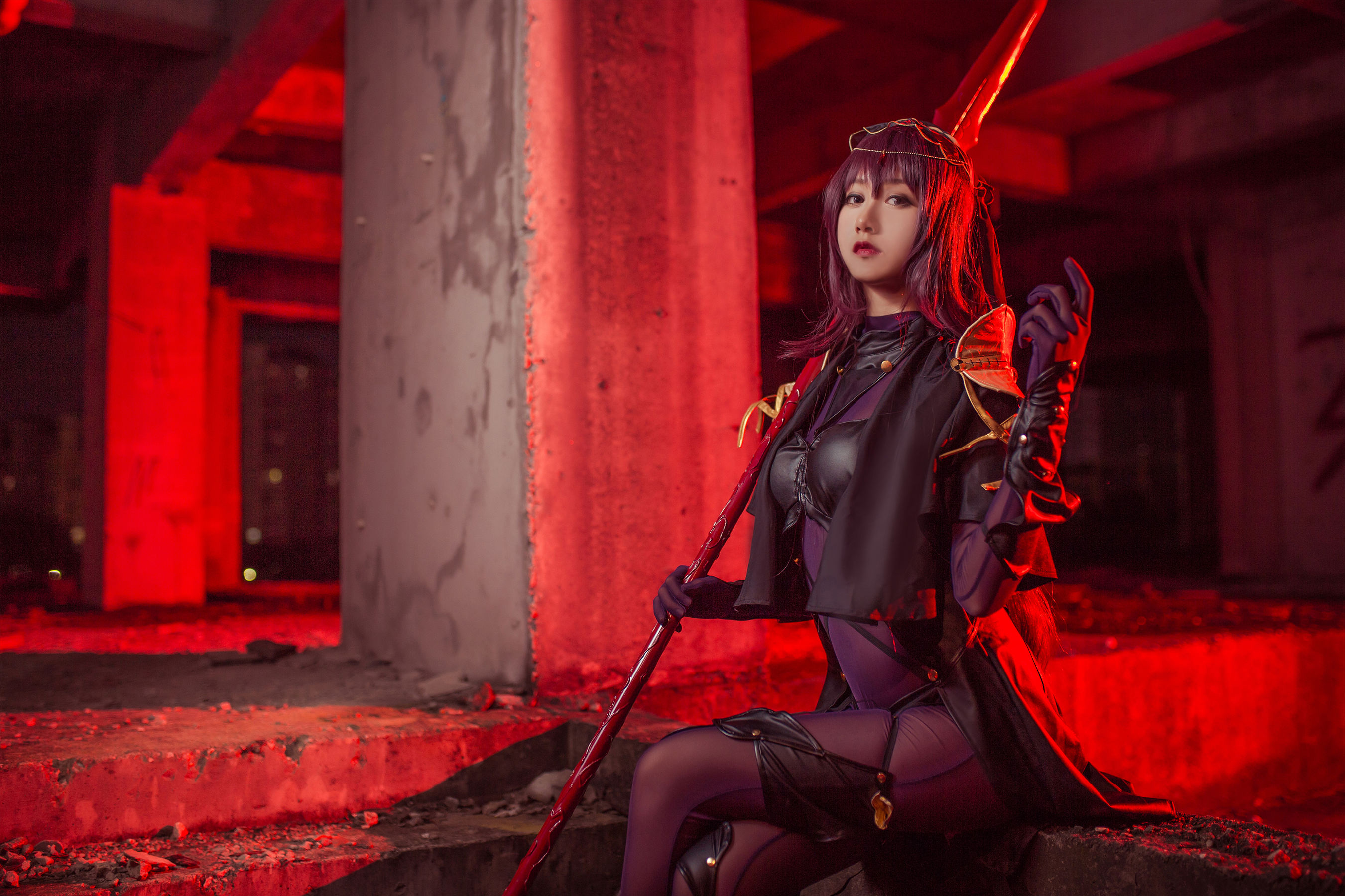 [萝莉COS] 木绵绵OwO – 斯卡哈 [17P]-妍画集