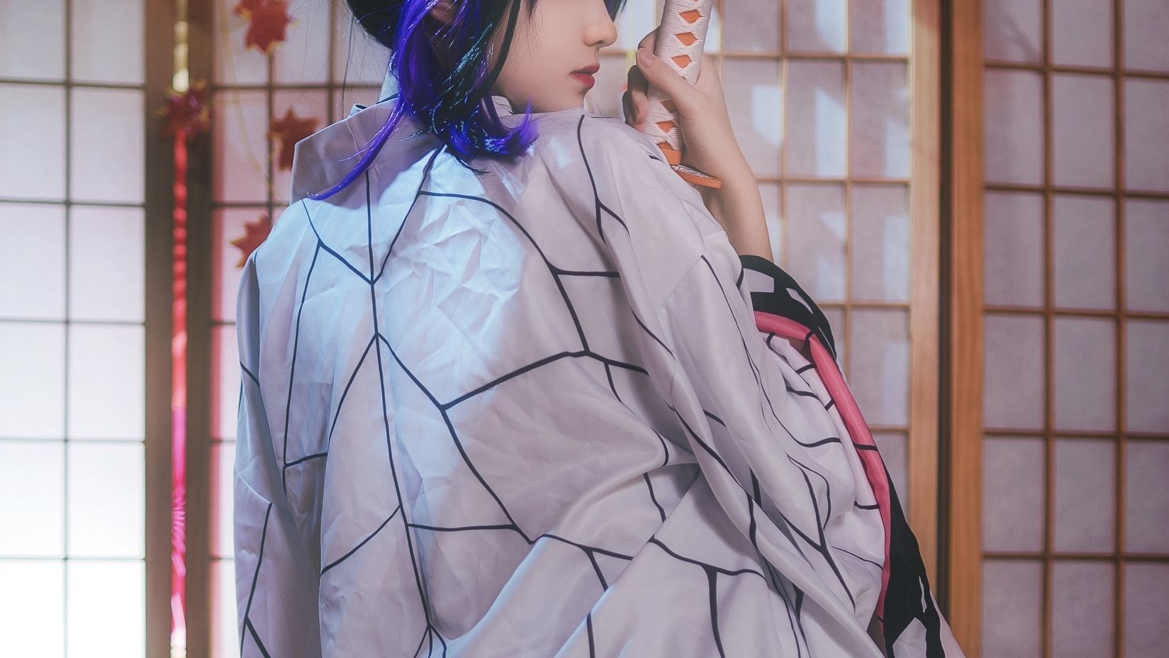 动漫博主南桃Momoko – 蝴蝶忍队服 [14P]-妍画集