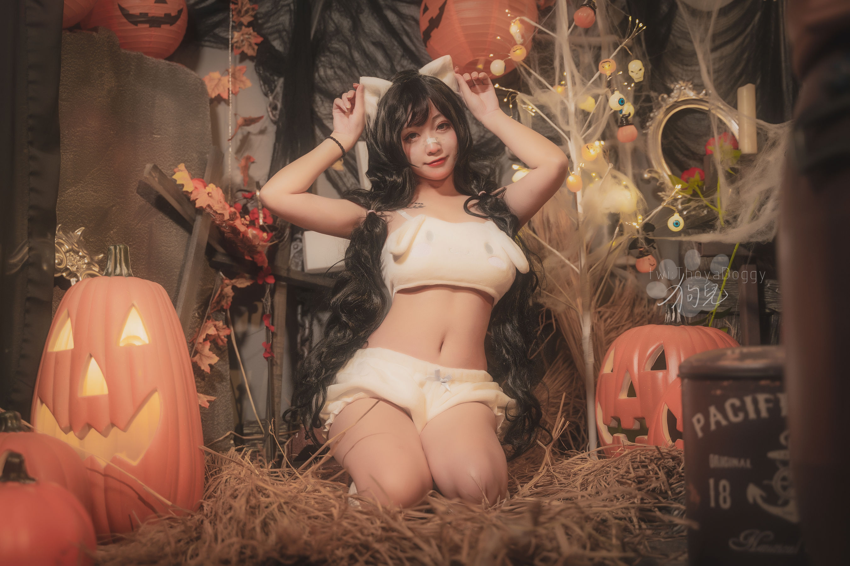 奇行家狗崽(棕桠阿狗崽) – 玉桂狗睡衣 [18P] 插图4