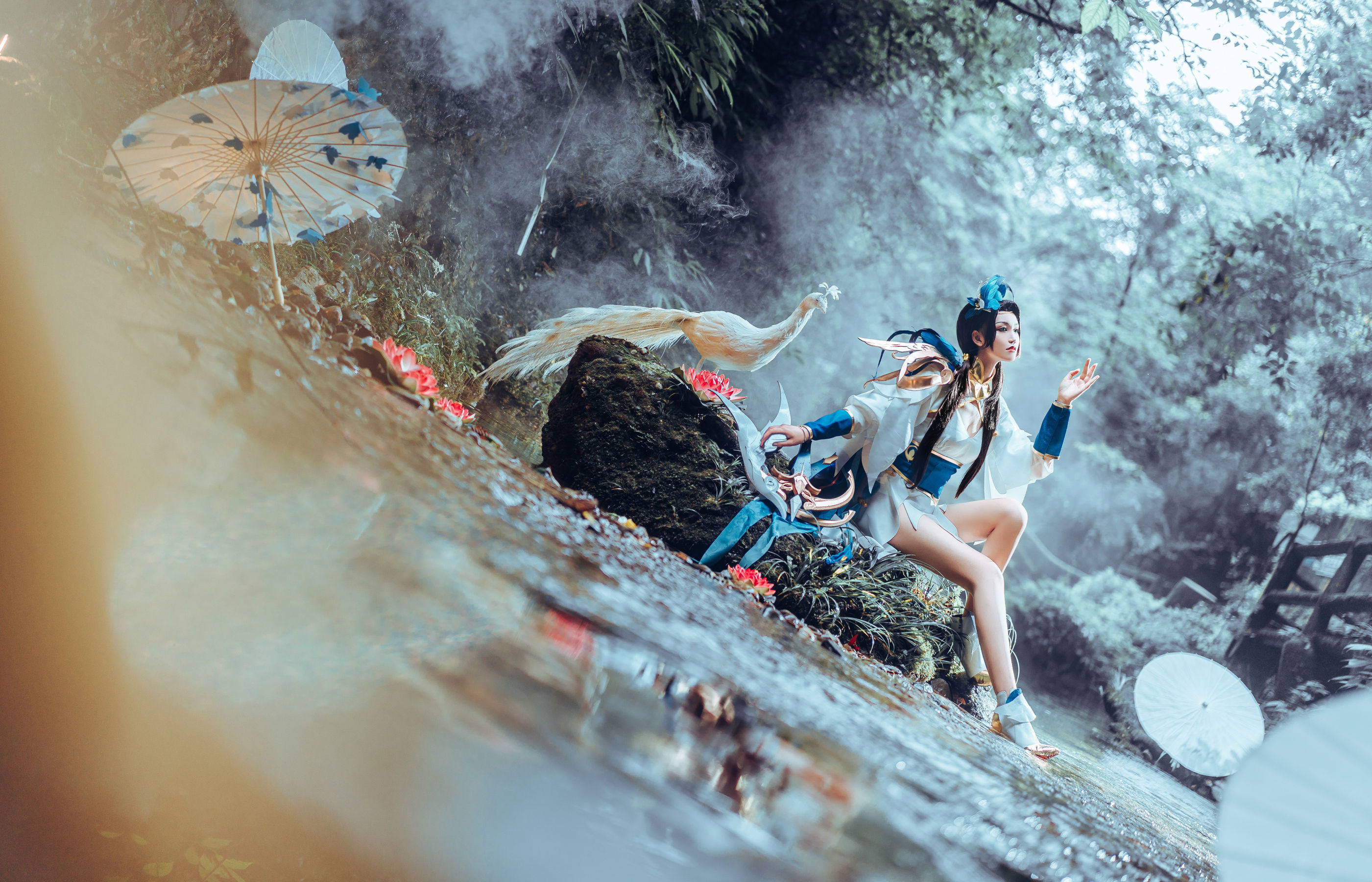 人气coser戚顾儿MIKI 王者荣耀 虞姬云霓雀翎 [14P]-妍画集