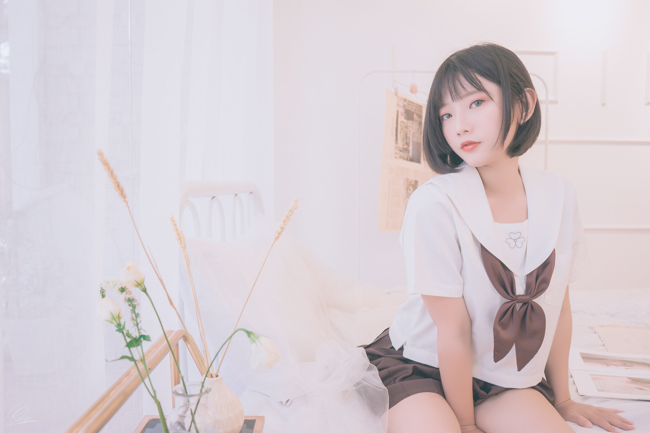 [Cosplay写真] Messie Huang – Birthday Seifuku [20P]-妍画集