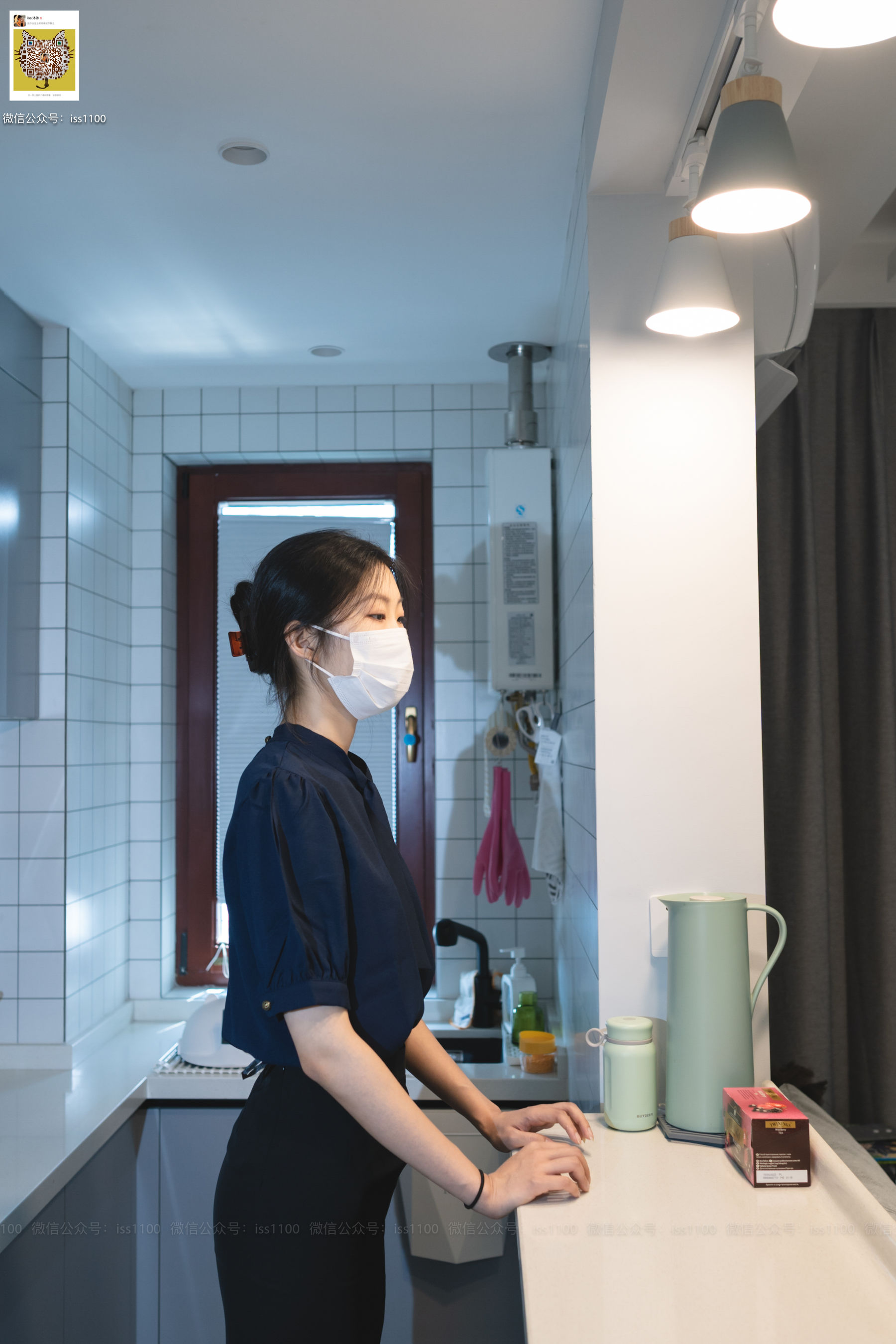 [ISS系列] 美晗 蓝色衬衫 [69P]-妍画集