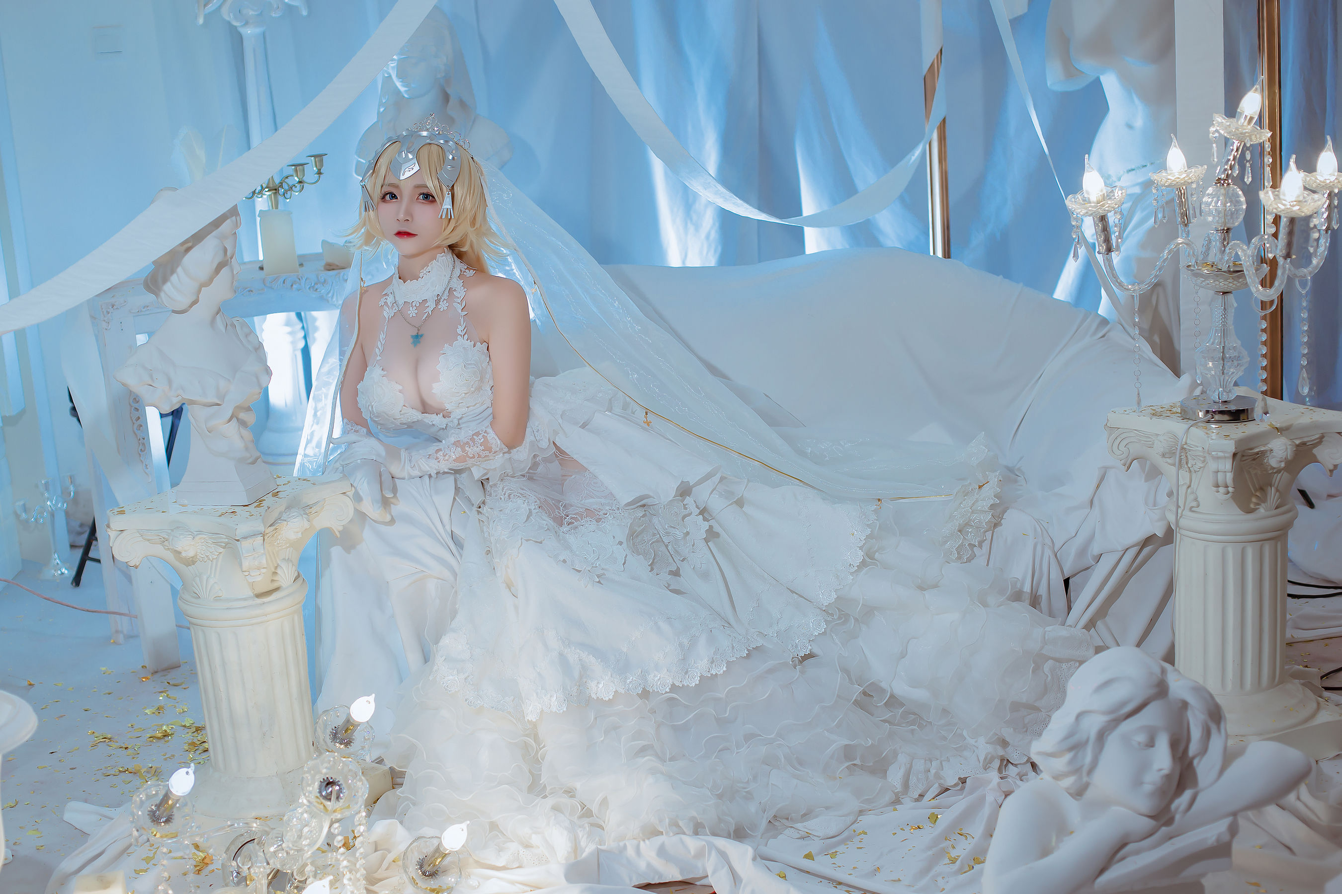 人气Coser二佐Nisa – fate贞德花嫁 [12P]-妍画集