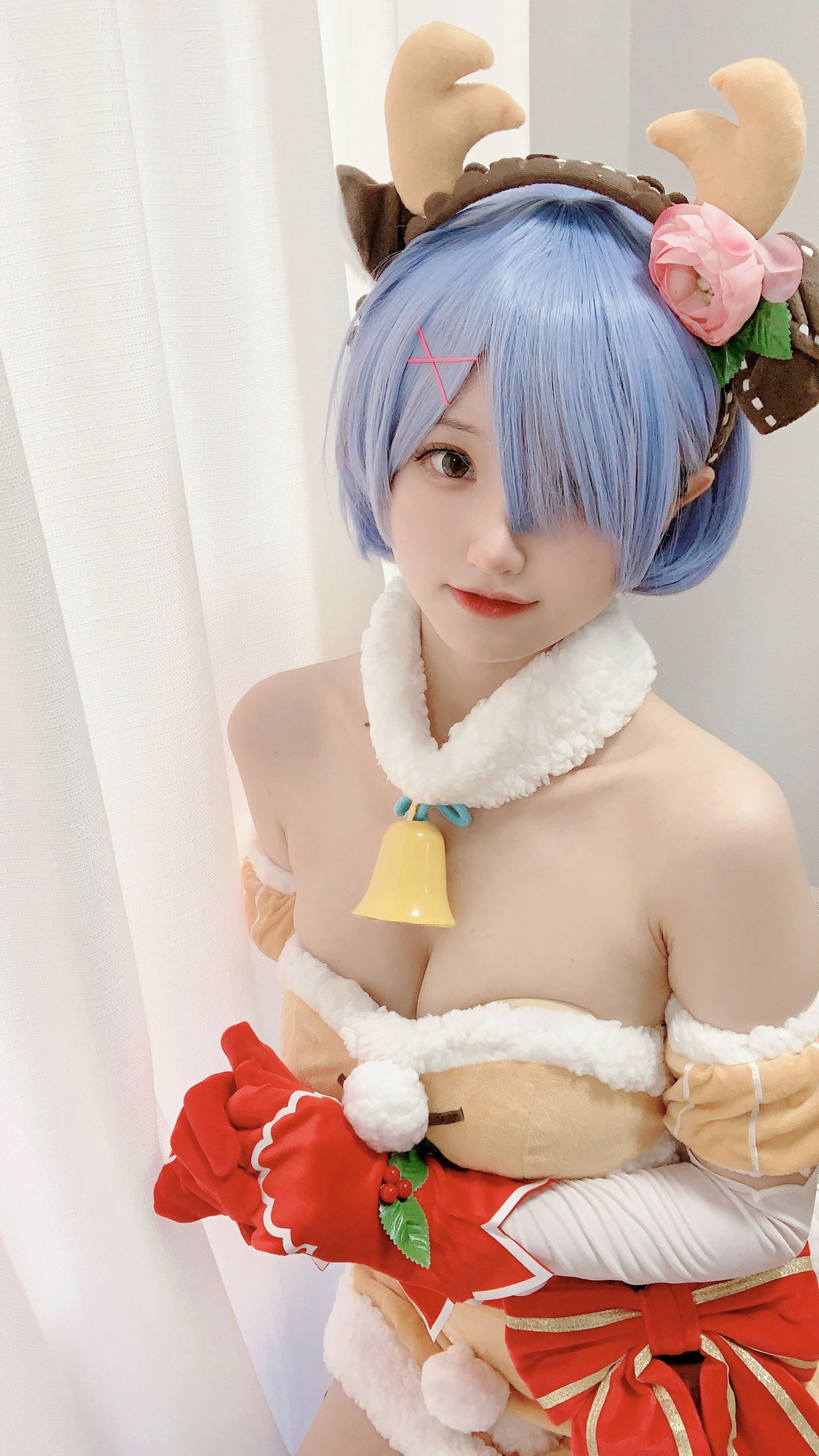 千阳(ちよ) – 雷姆圣诞驯鹿～ [11P]-妍画集