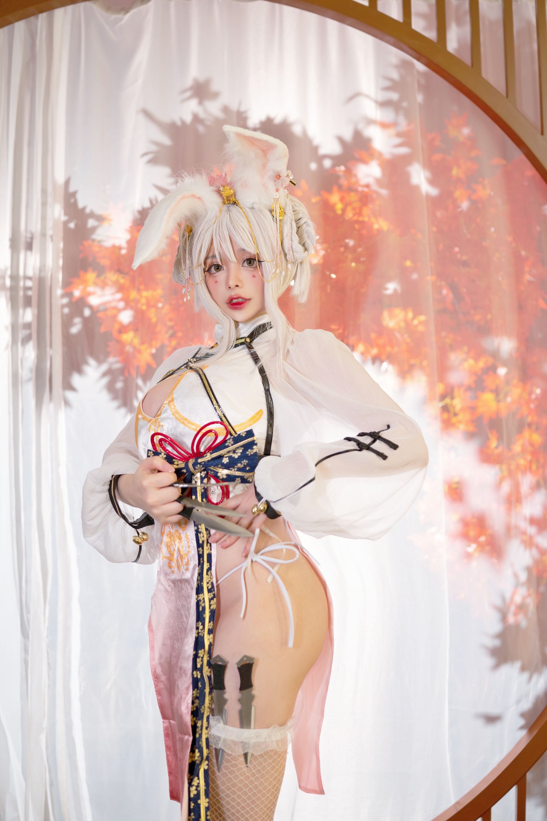 NinJA阿寨寨 – 肉肉大白兔 [55P]-妍画集