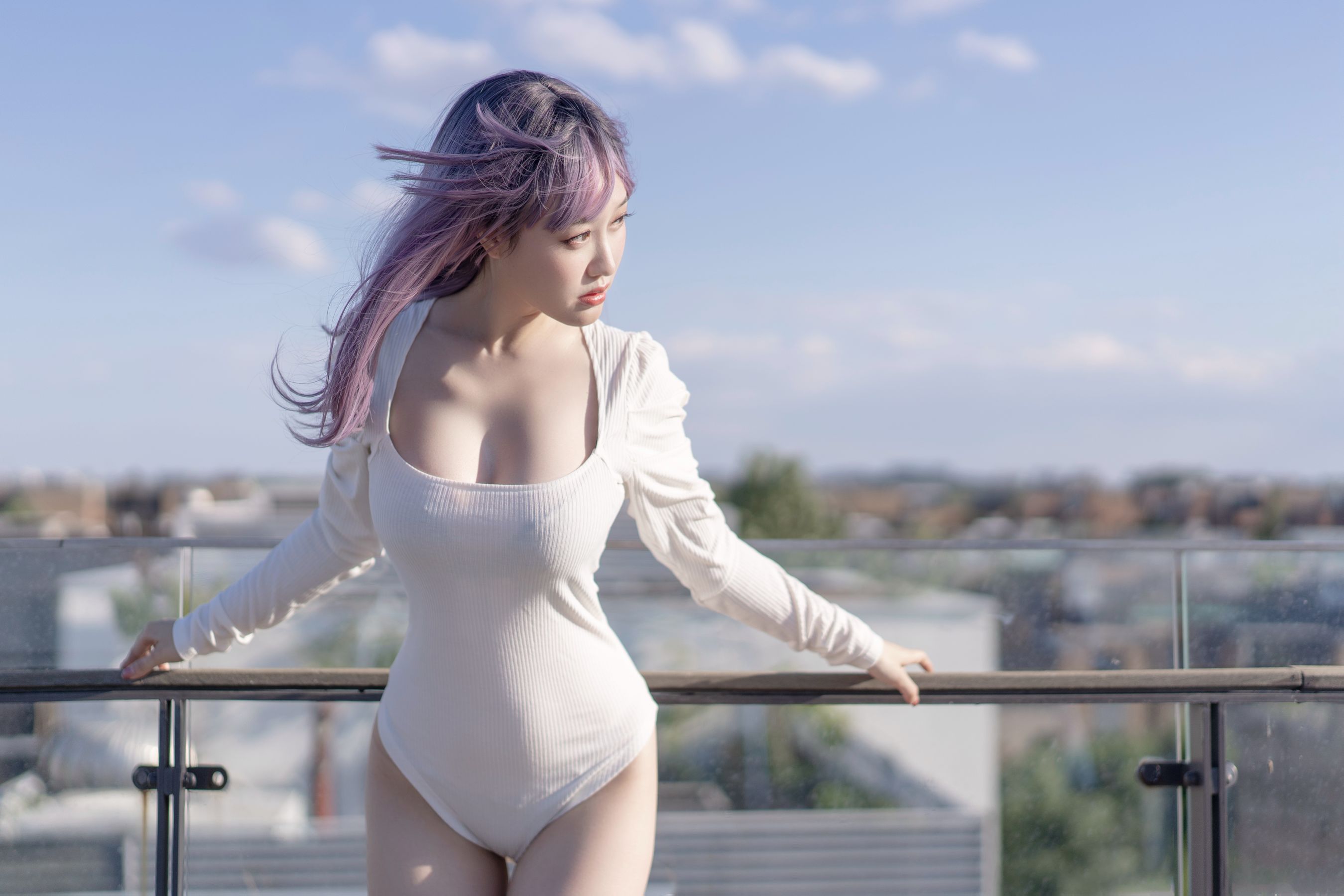 动漫博主脱尾巴Mizuki – 天台 [43P]-妍画集