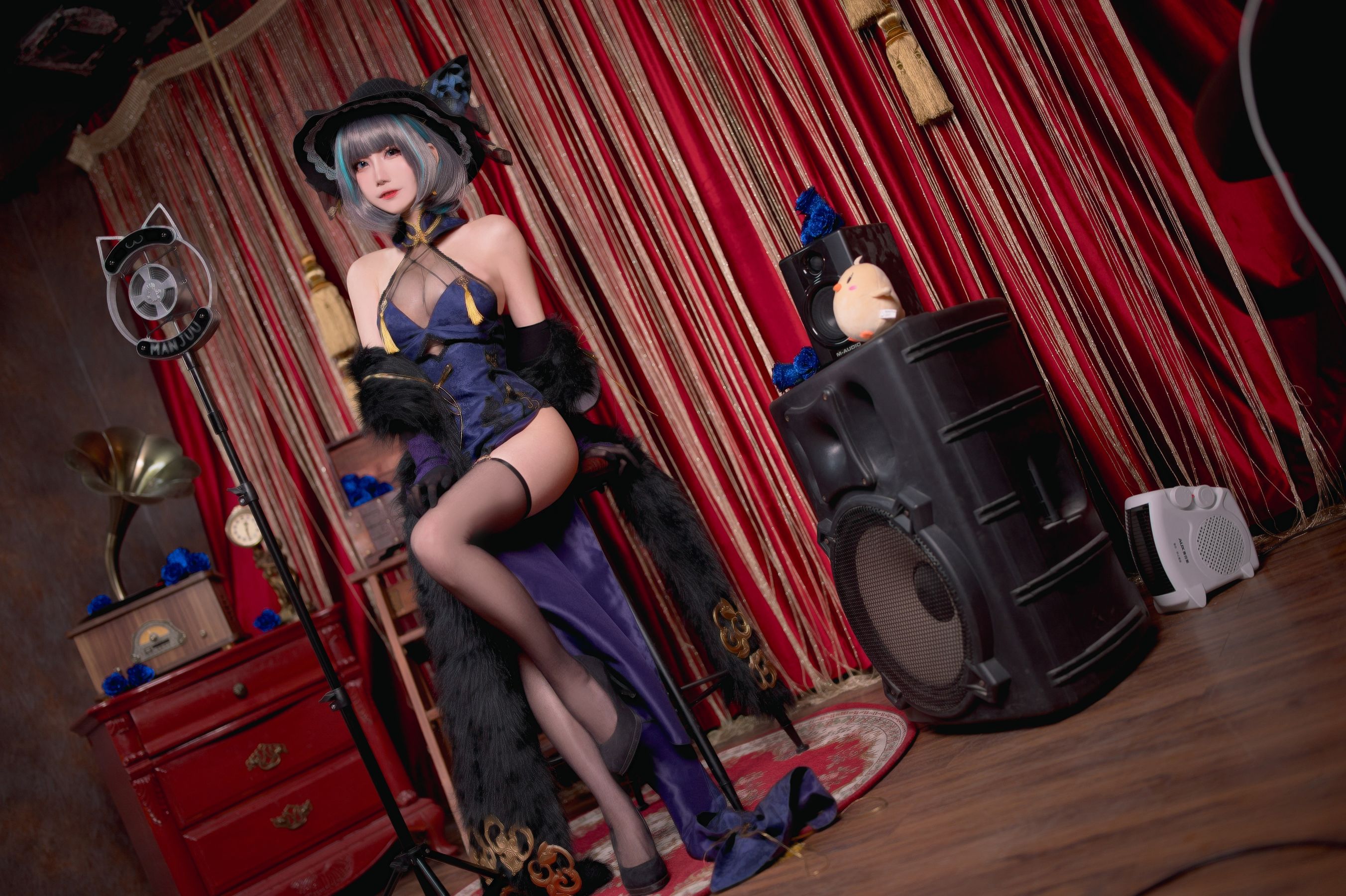 卜呦Mikon – 柴郡音乐绚烂 [15P]-妍画集