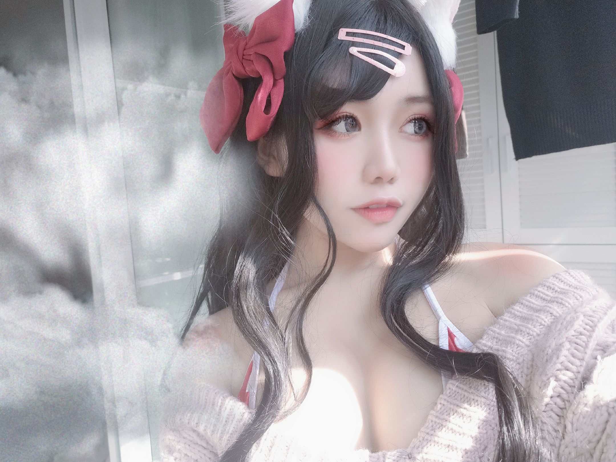 一笑芳香沁写真 窗与宠物猫 [25P]-妍画集