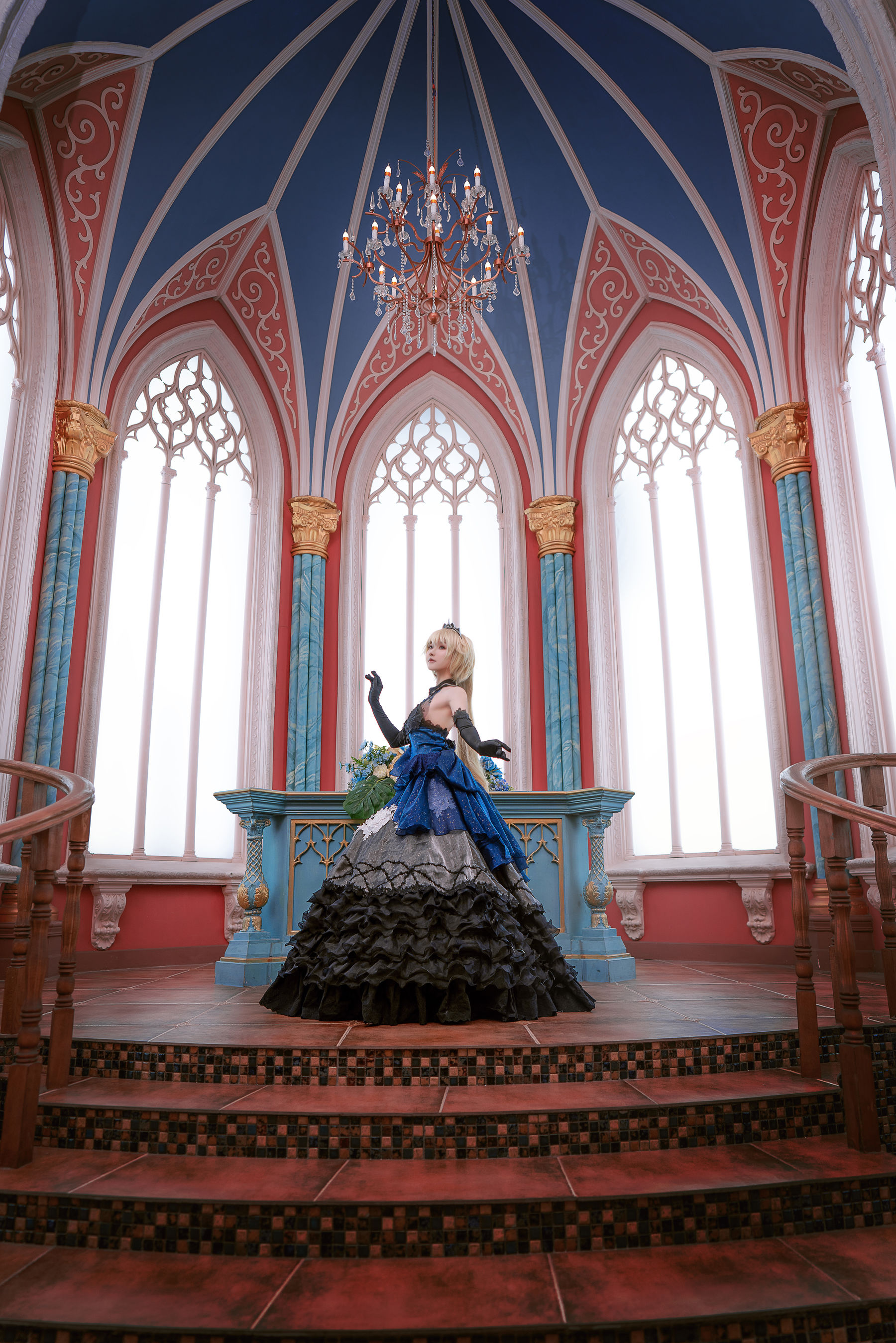 动漫博主阿包也是兔娘 – 贞德婚纱 [26P]-妍画集