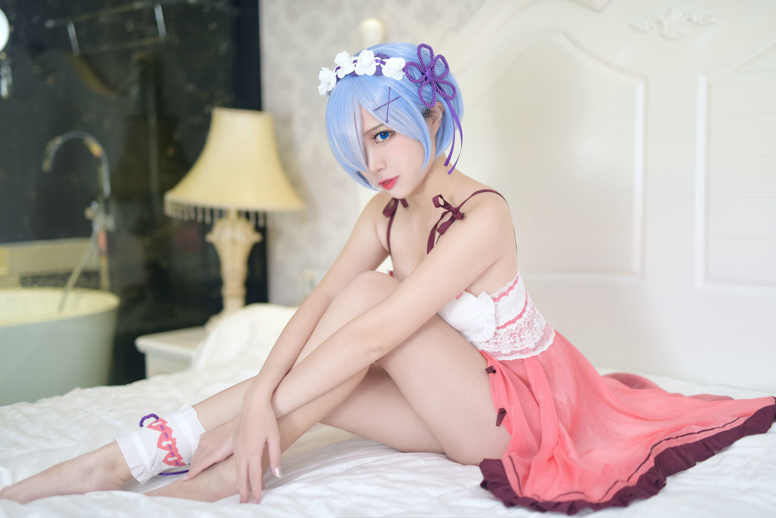 人气Coser二佐Nisa 蕾姆 [42P]-妍画集