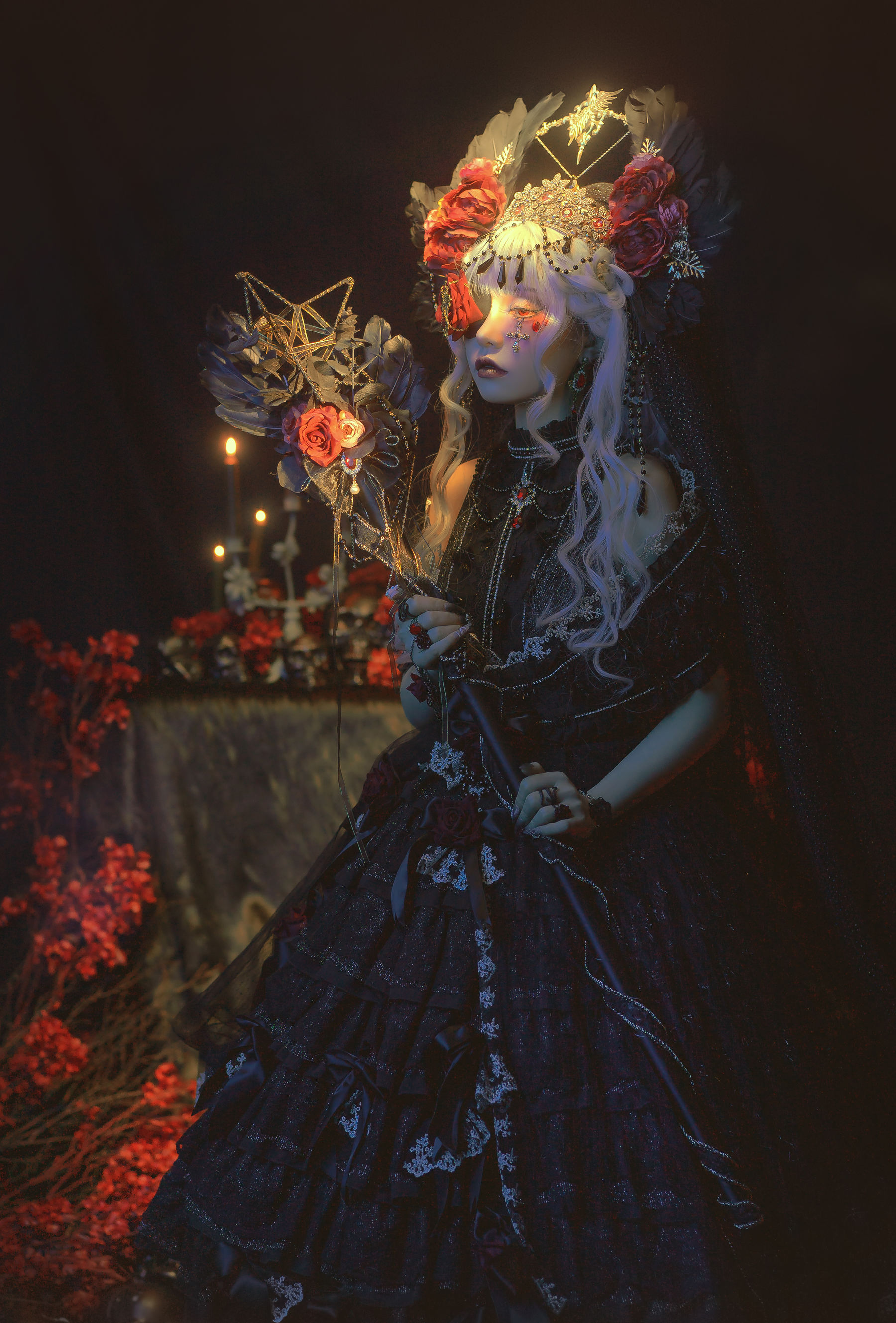 爆机少女喵小吉 – 鸦 [19P]-妍画集