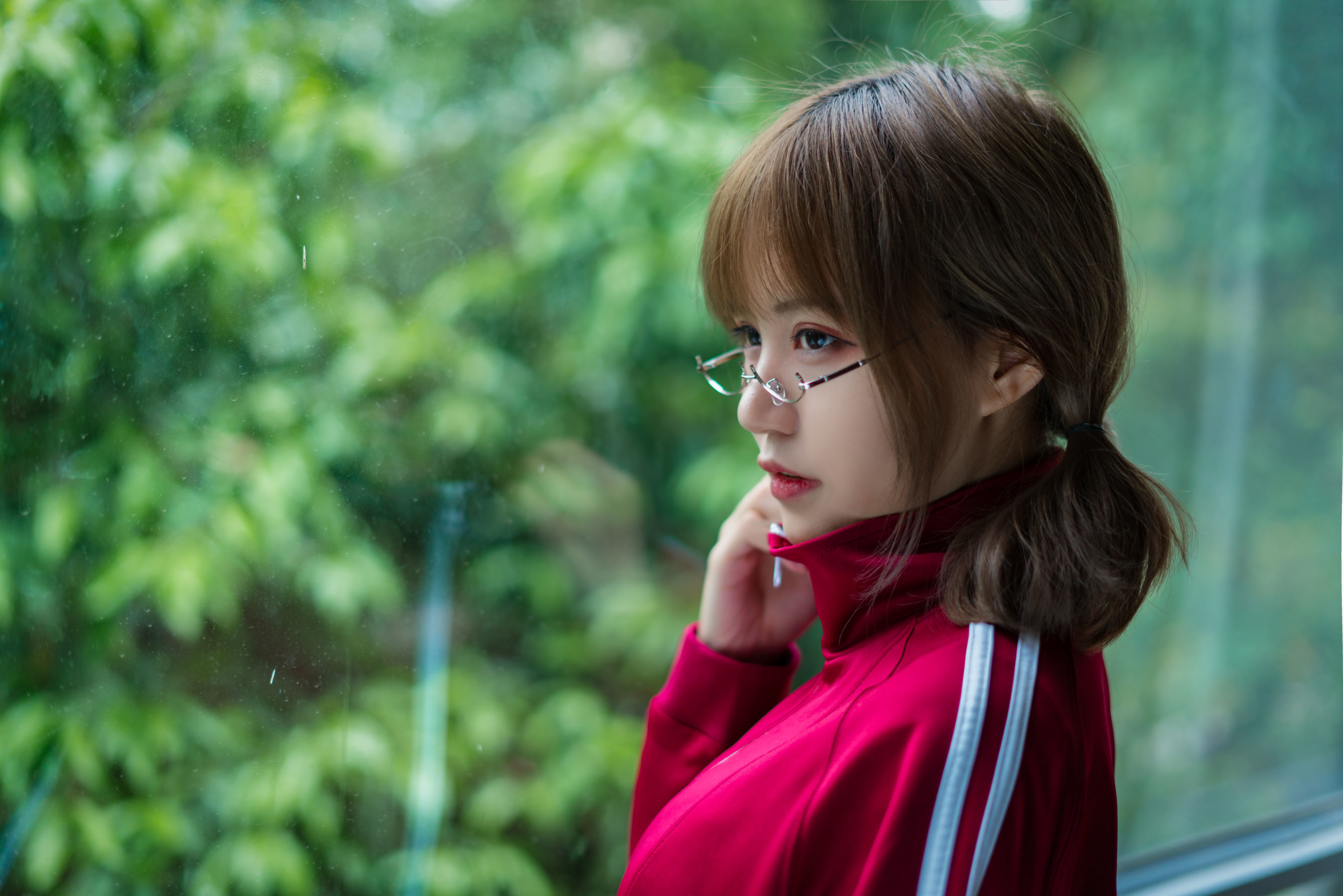 动漫博主小仓千代w – 红色体操服 [48P] 插图5