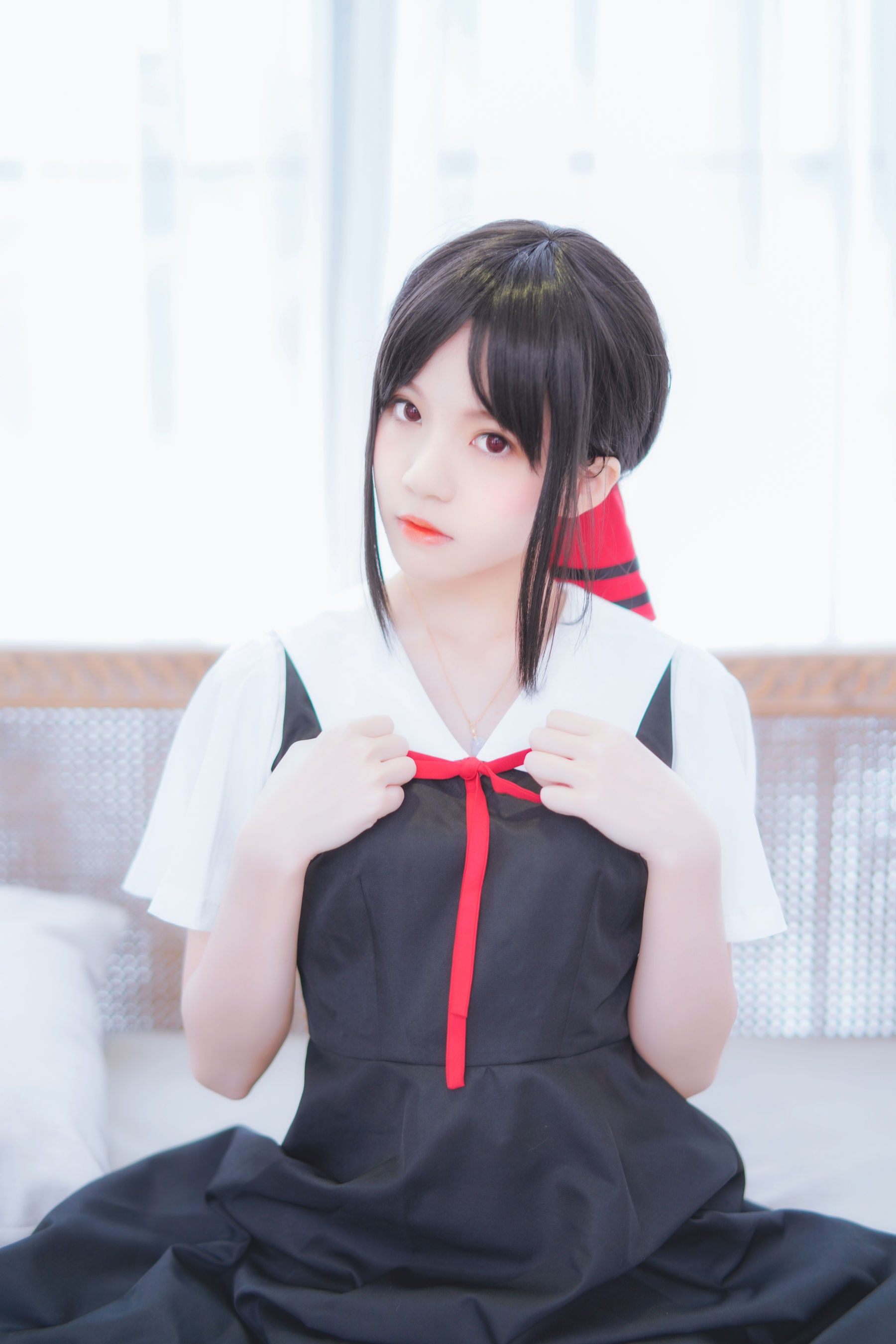 [萝莉COS] 桜桃喵《四宫辉夜》 [10P] 插图6