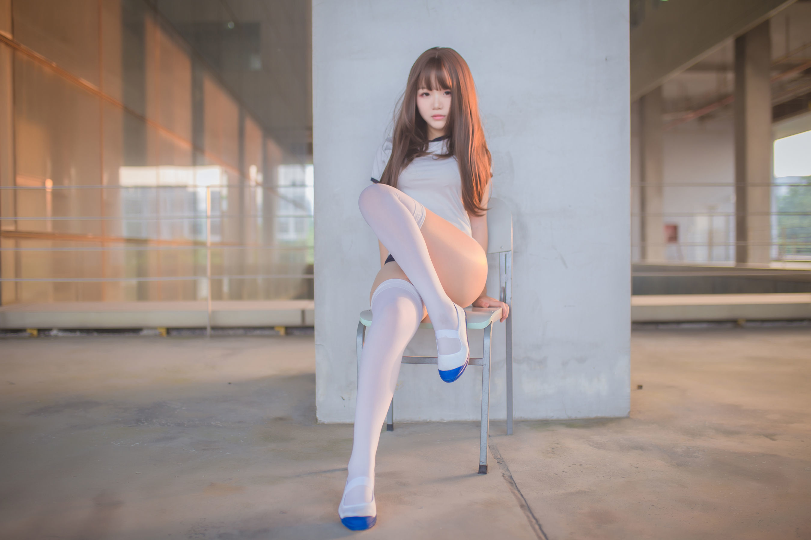 [萝莉COS] Yoko宅夏Cos – 白丝捆绑 [30P]-妍画集