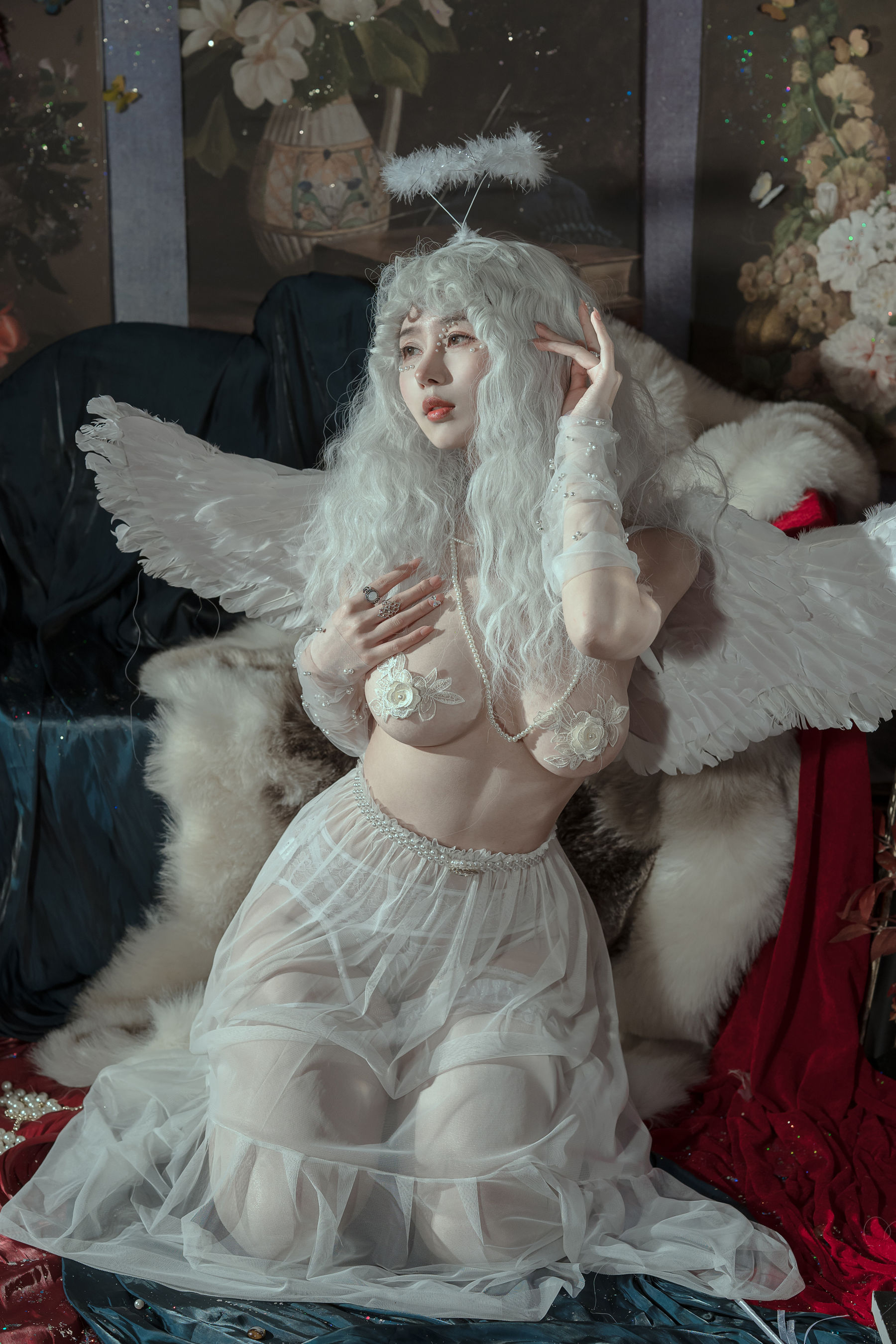 云溪溪 – 奶桃桃 N44天使 [50P]-妍画集