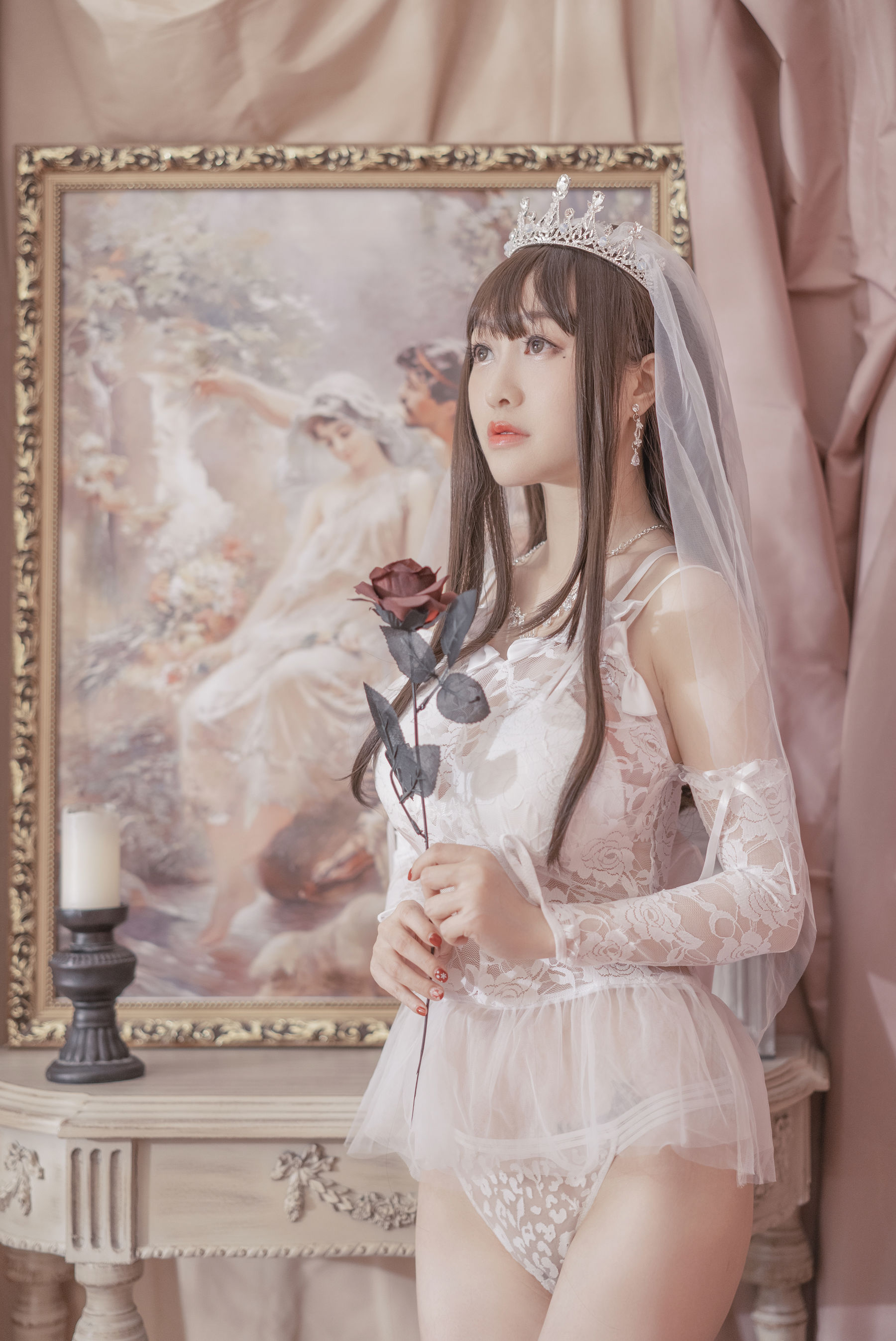 动漫博主脱尾巴Mizuki – 婚纱 [30P]-妍画集