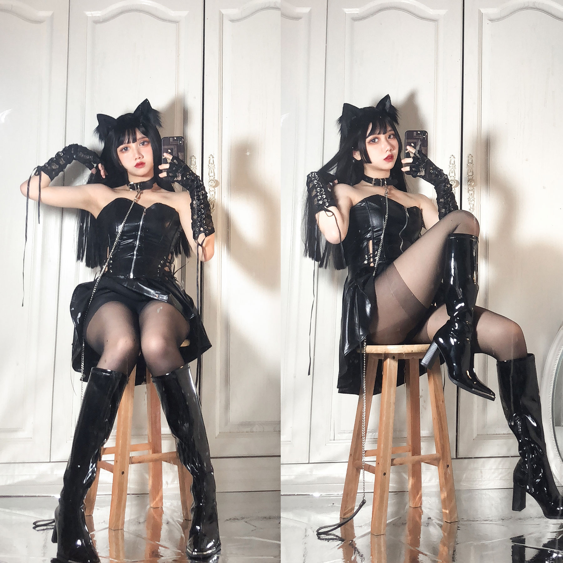 动漫博主果咩酱w – 黑猫 [20P]-妍画集