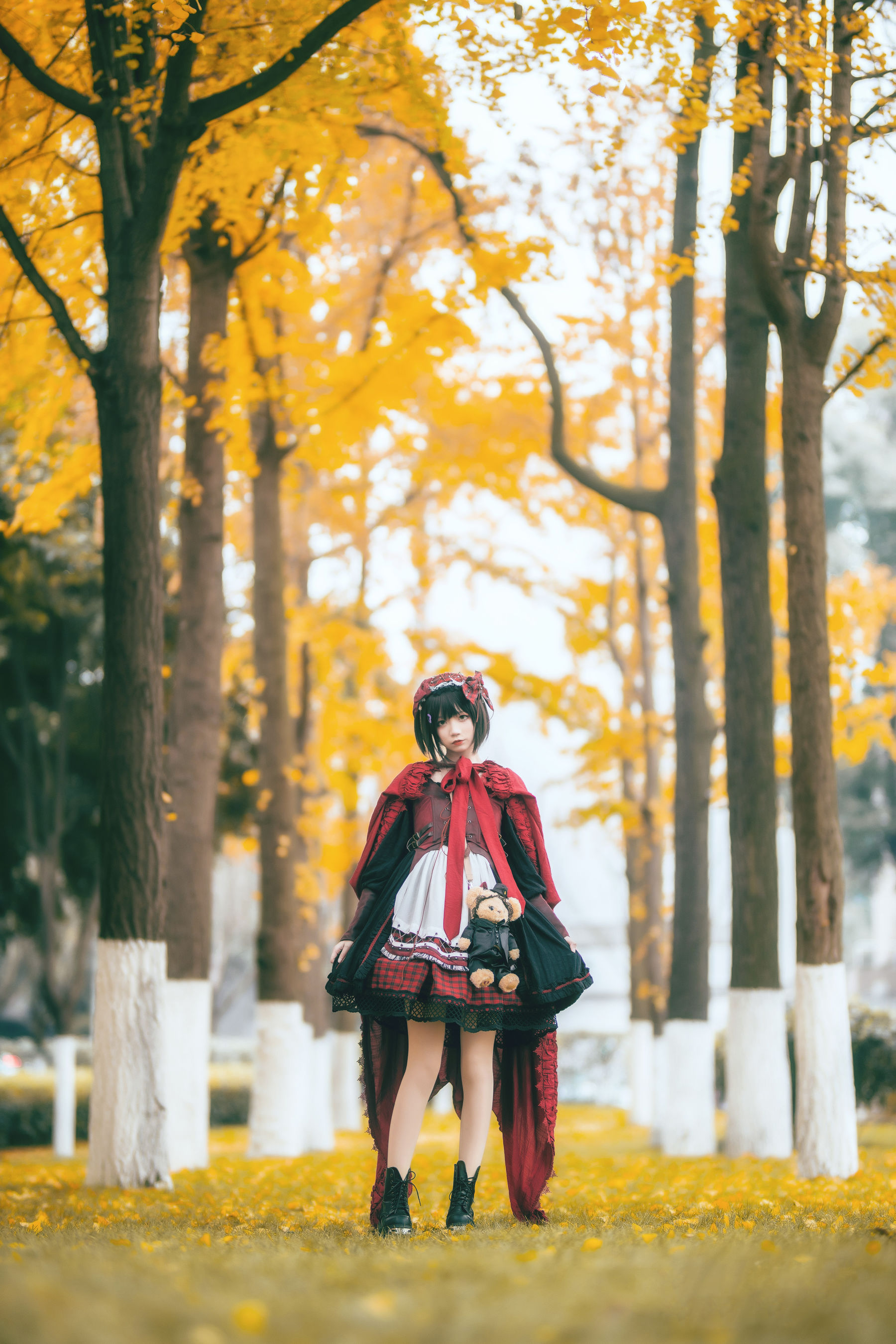 清纯少女五更百鬼 – 小红帽 [6P]-妍画集