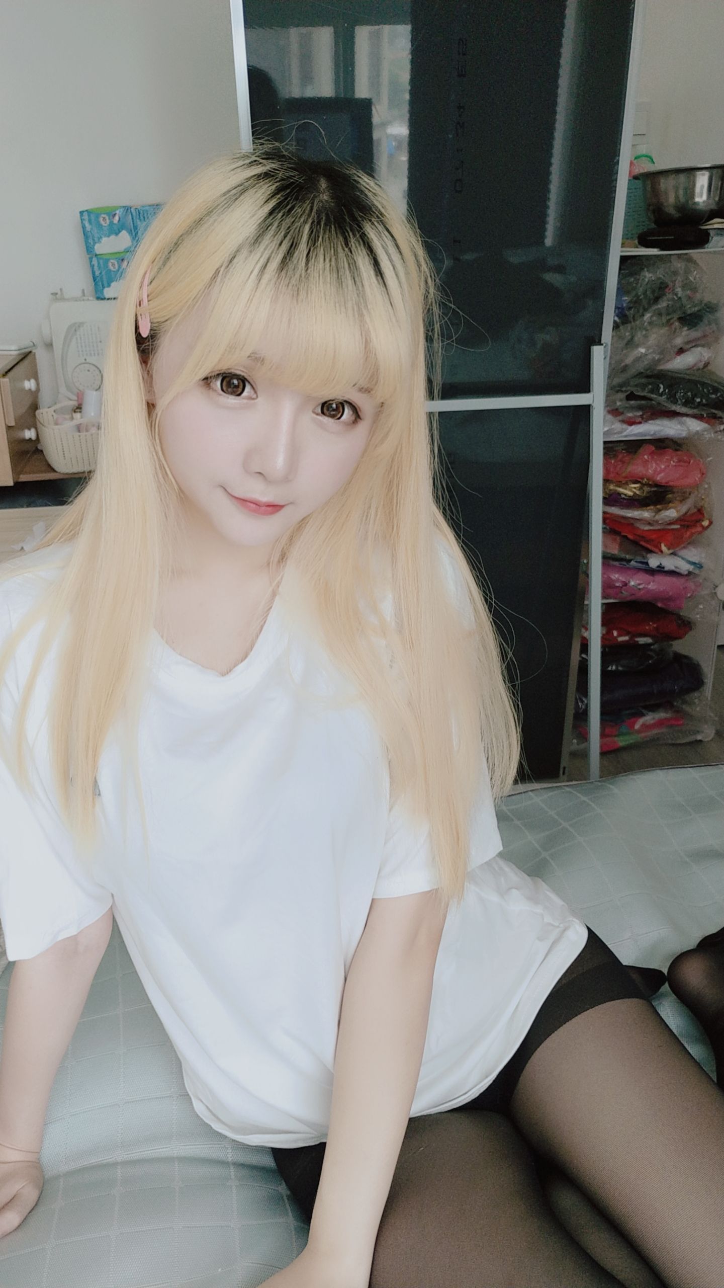 Coser小姐姐星之迟迟 白T恤 [62P]-妍画集