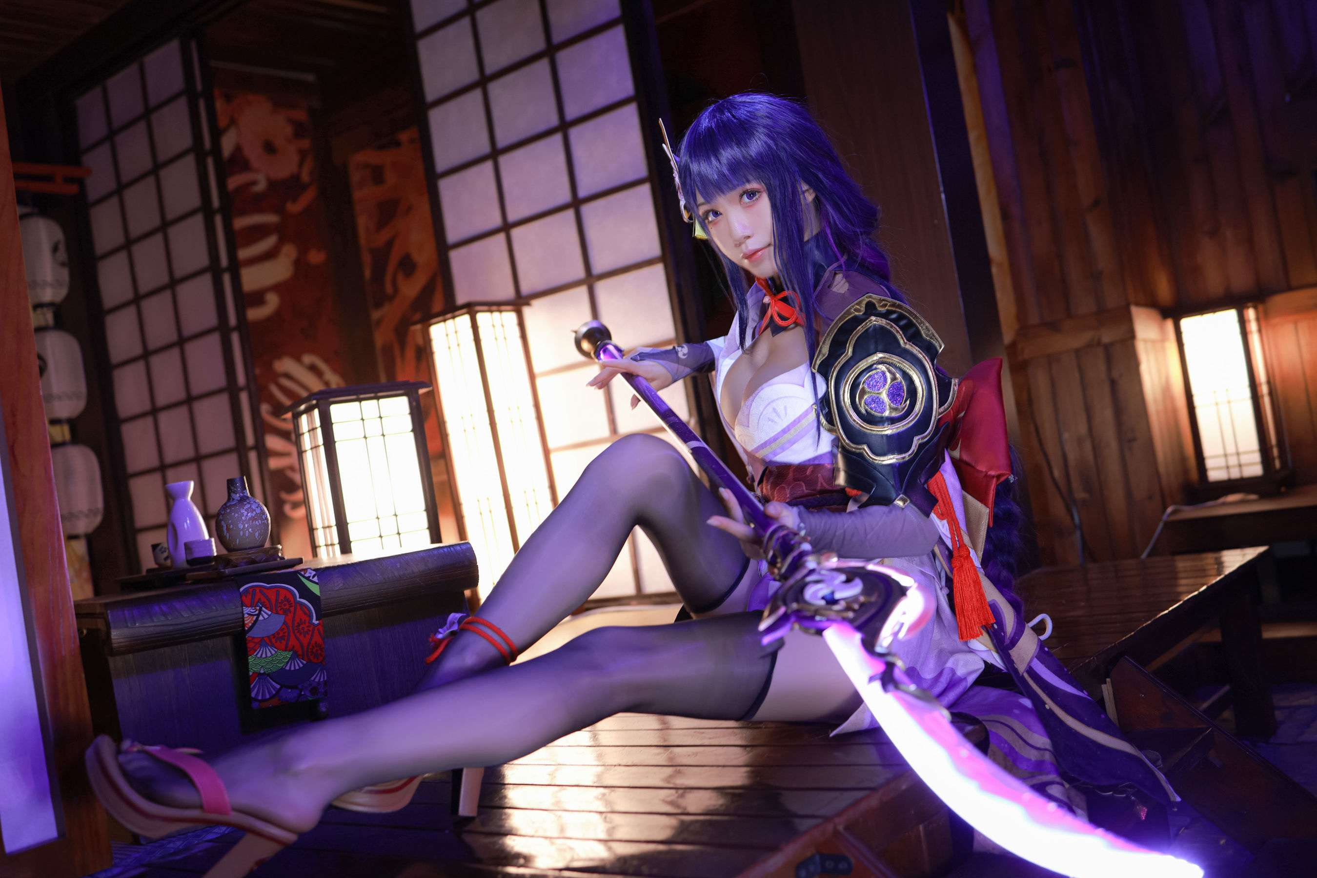 动漫博主水淼aqua – 雷电将军 [130P]-妍画集