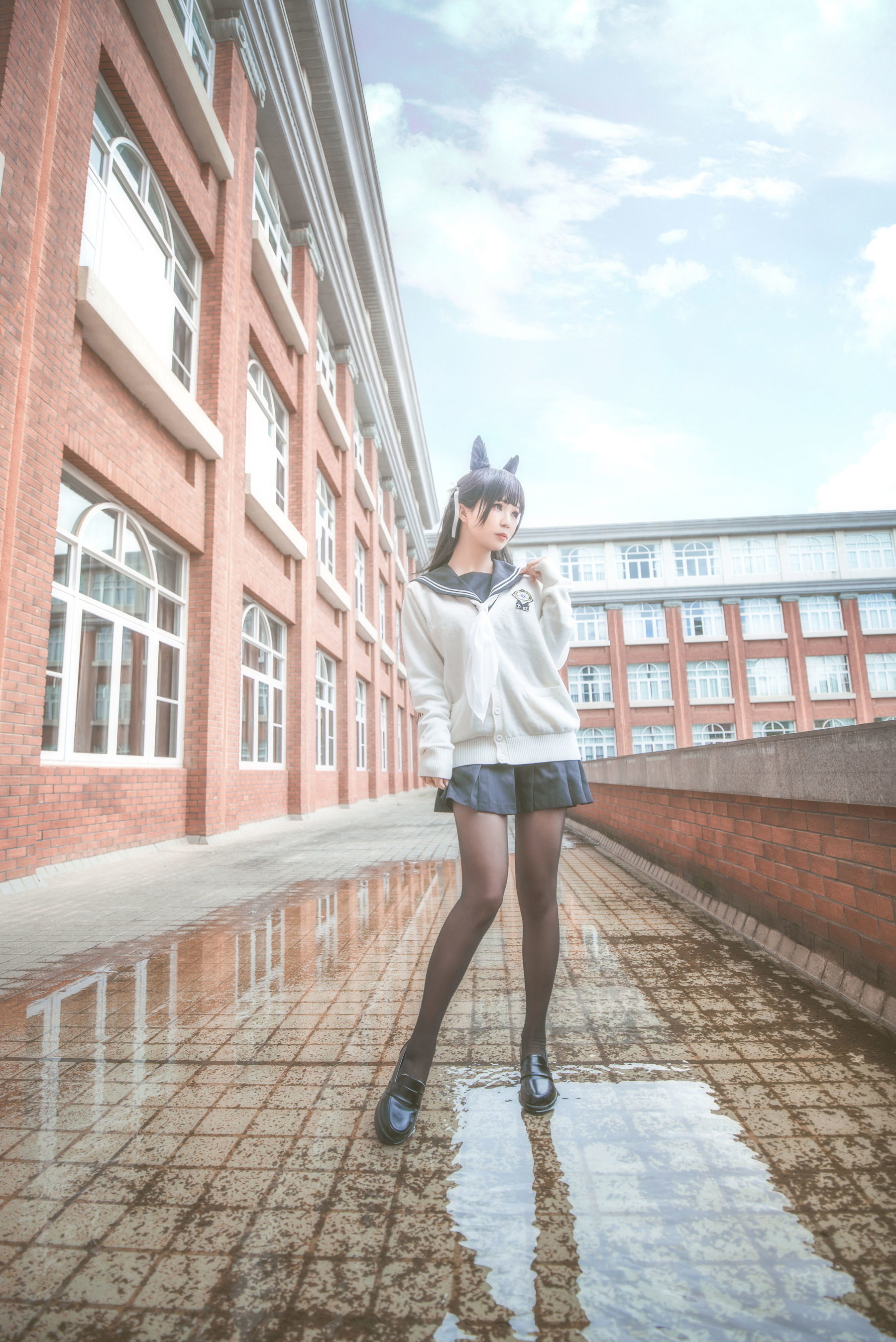 动漫博主北之北 – 碧蓝航线 爱宕JK [9P]-妍画集