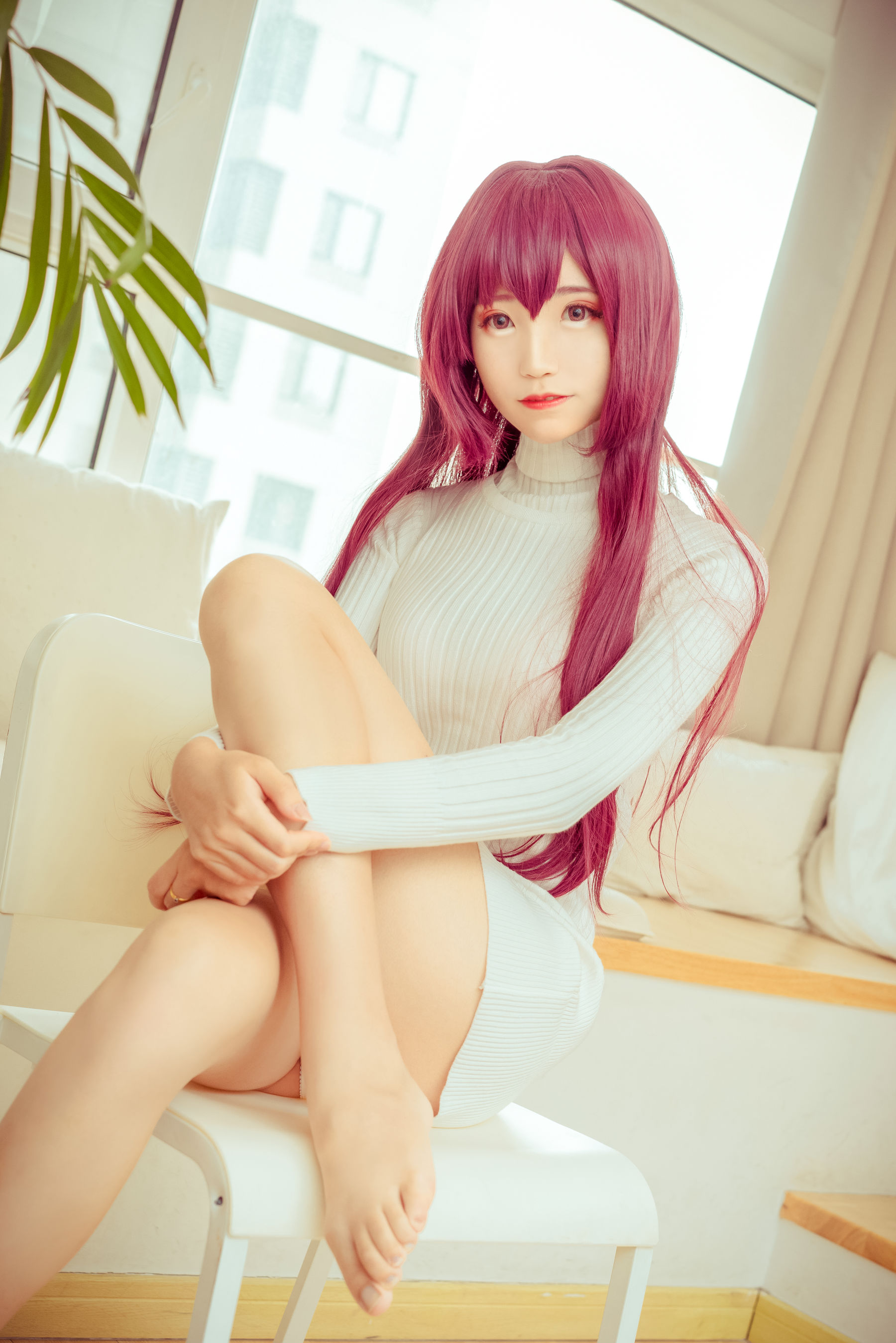 然理理 – 斯卡哈毛衣 [26P]-妍画集