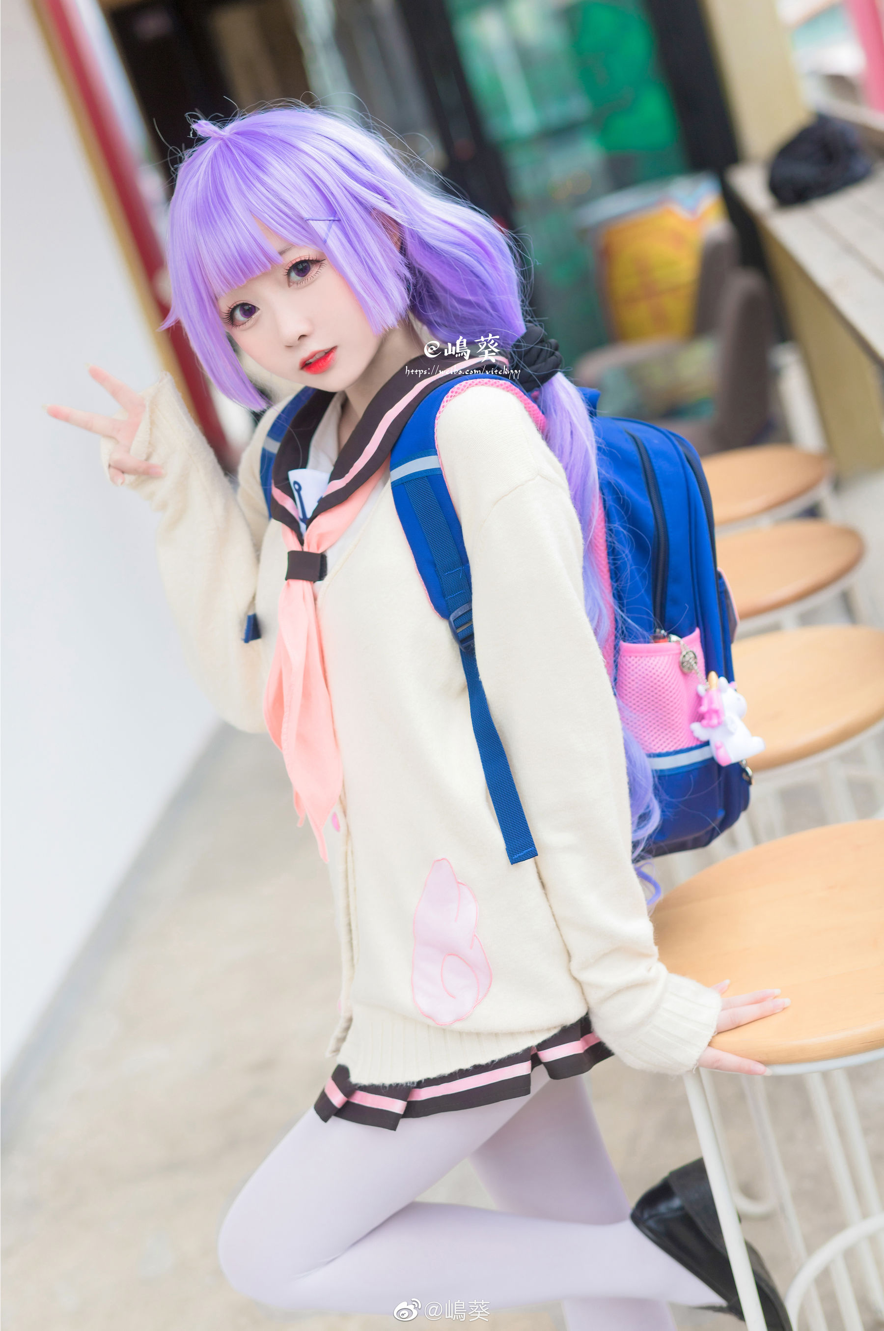 微博美女嶋葵 碧海航线 独角兽约会日 [12P]-妍画集