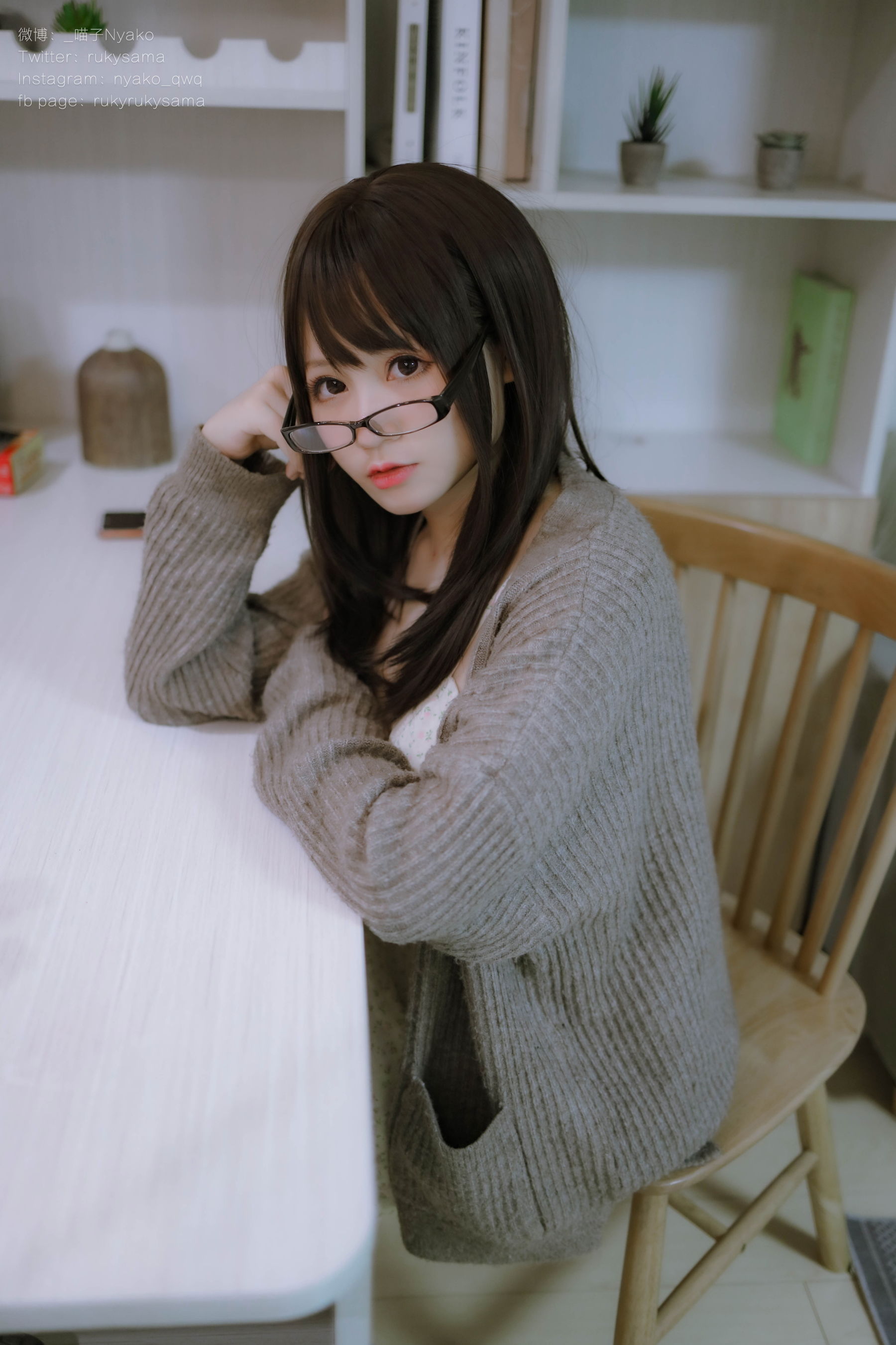 萌妹子Nyako喵子 – 妄想彼女との同棲生活 之 便服系列 [73P]-妍画集