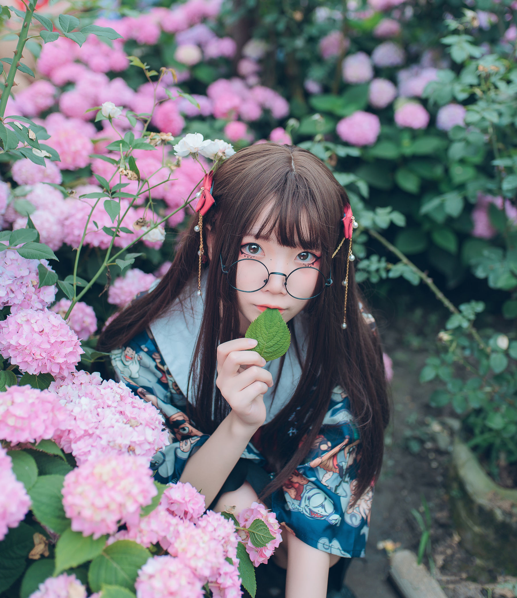 [Cosplay写真] 清纯少女五更百鬼 – 无尽夏日 [6P]-妍画集