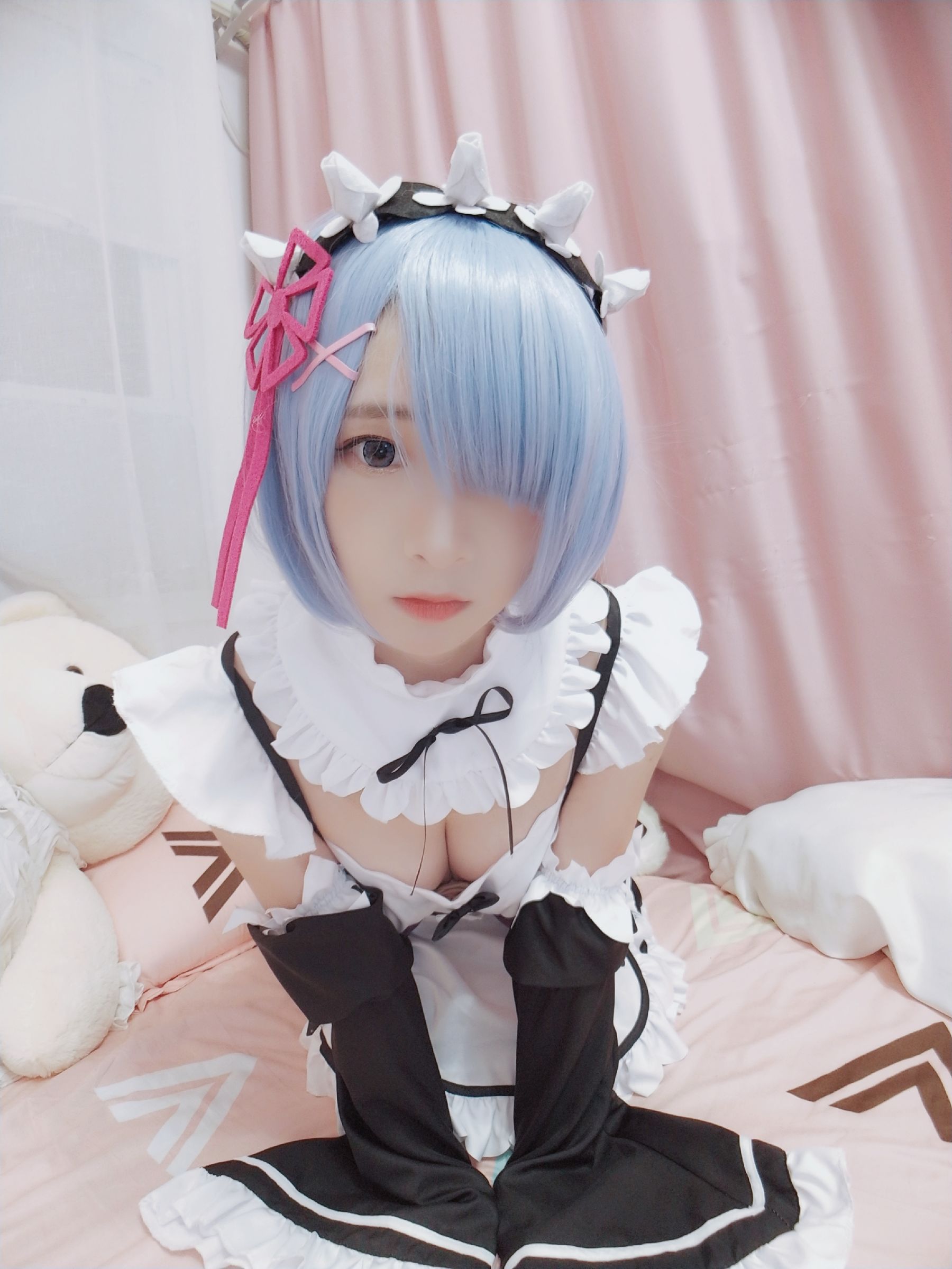 二次元美女古川kagura 蕾姆女仆 [33P]-妍画集