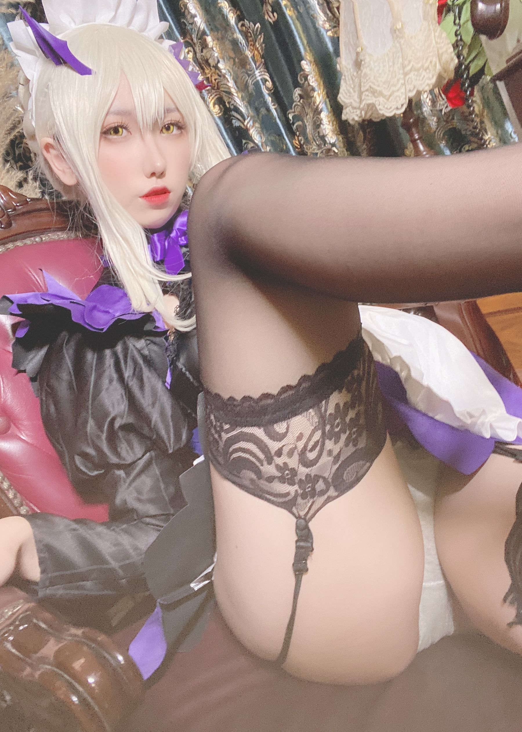 芋圆侑子SJ_ – 黑枪呆女仆自拍 [23P]-妍画集