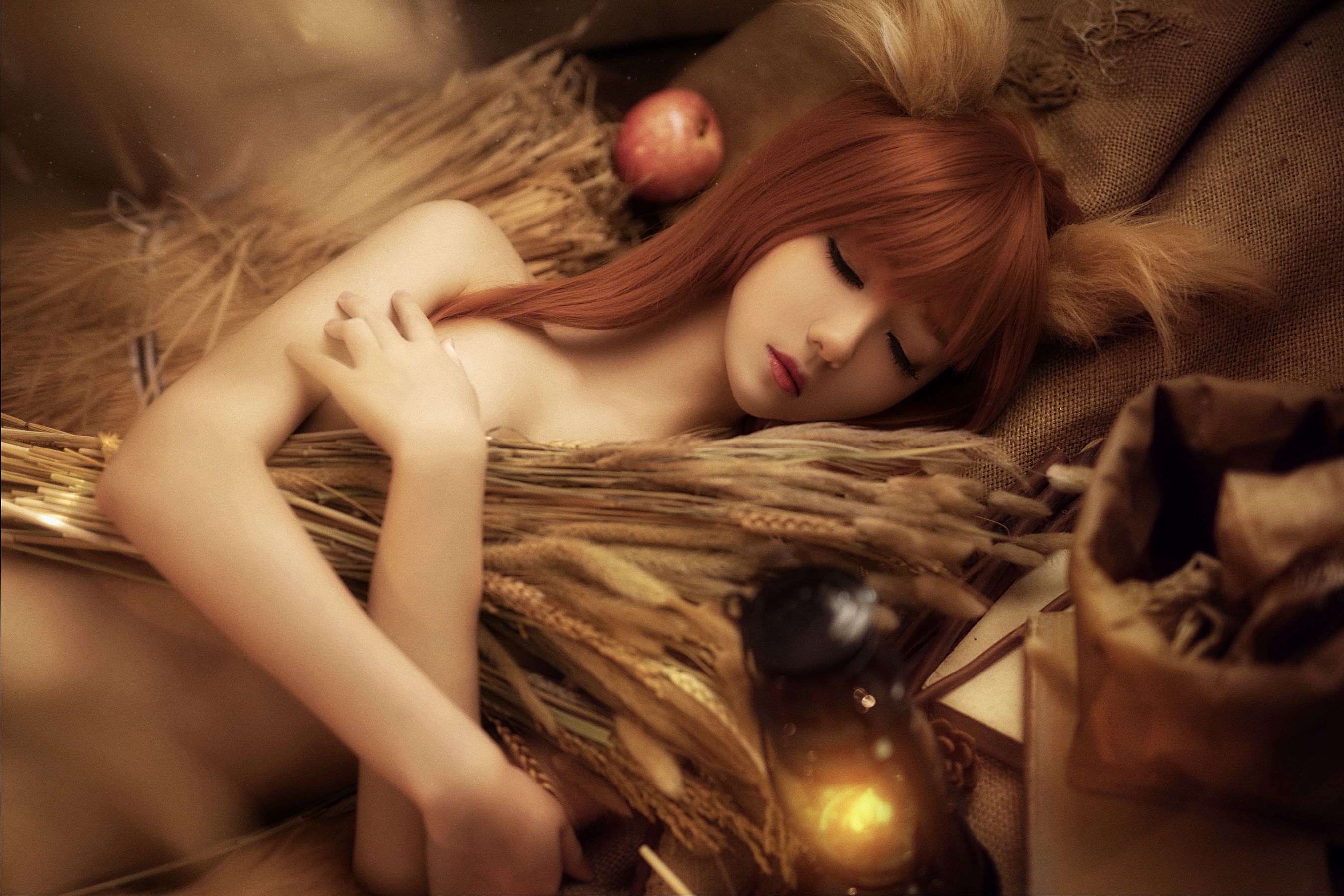 动漫博主南桃Momoko 赫萝裸体 [14P]-妍画集