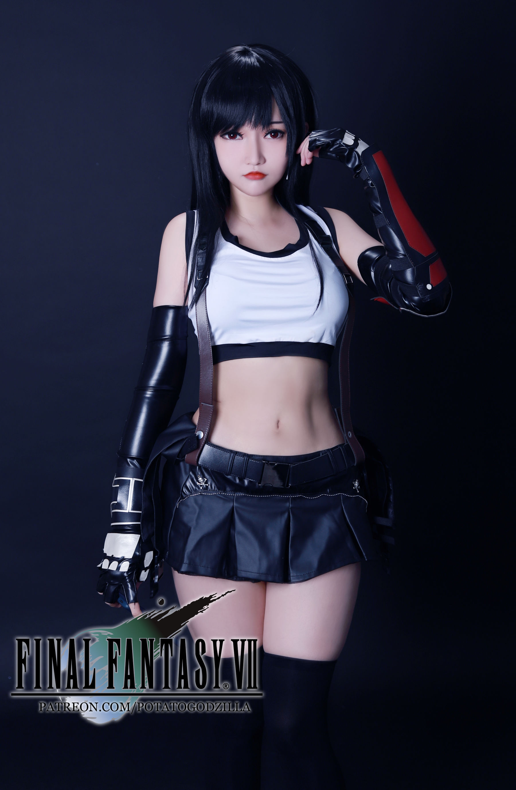 Coser小姐姐Potato Godzilla – Tifa [97P]-妍画集
