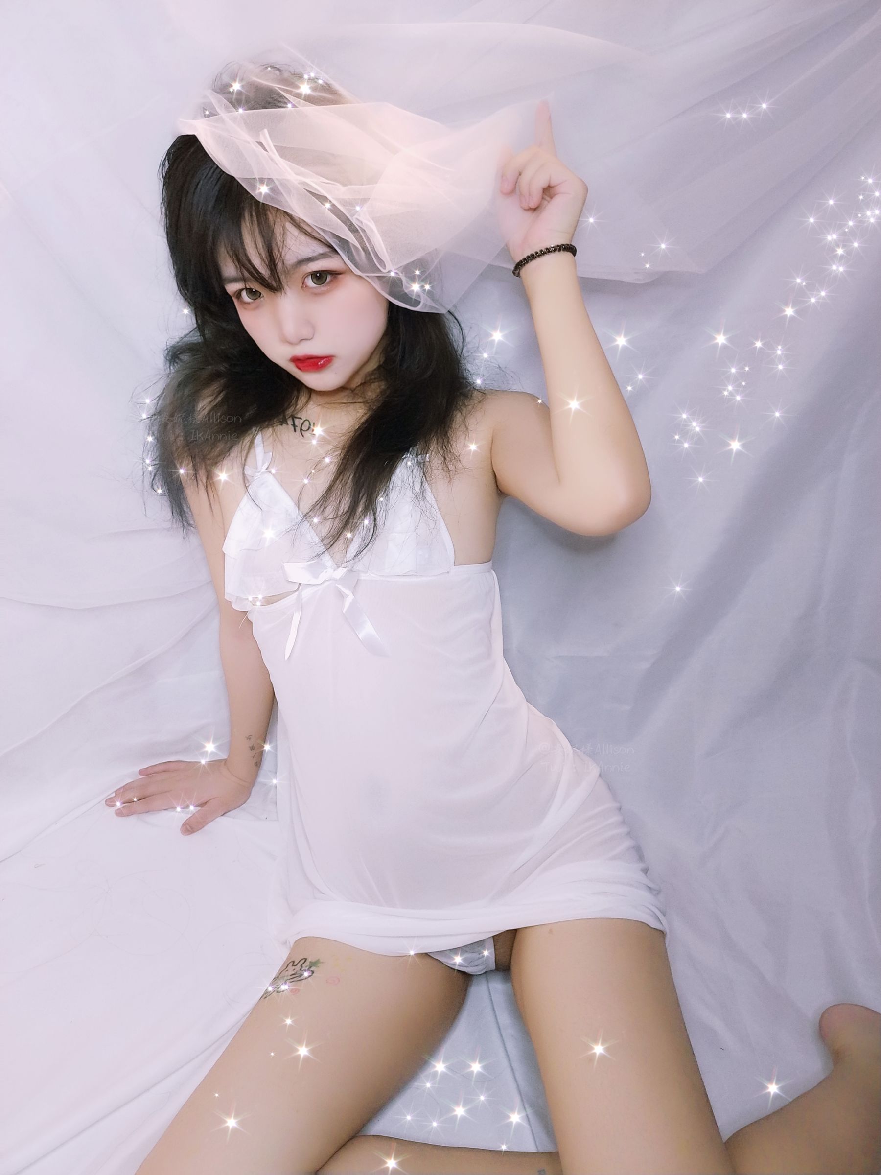 安妮 – 白色睡衣 [30P] 插图5